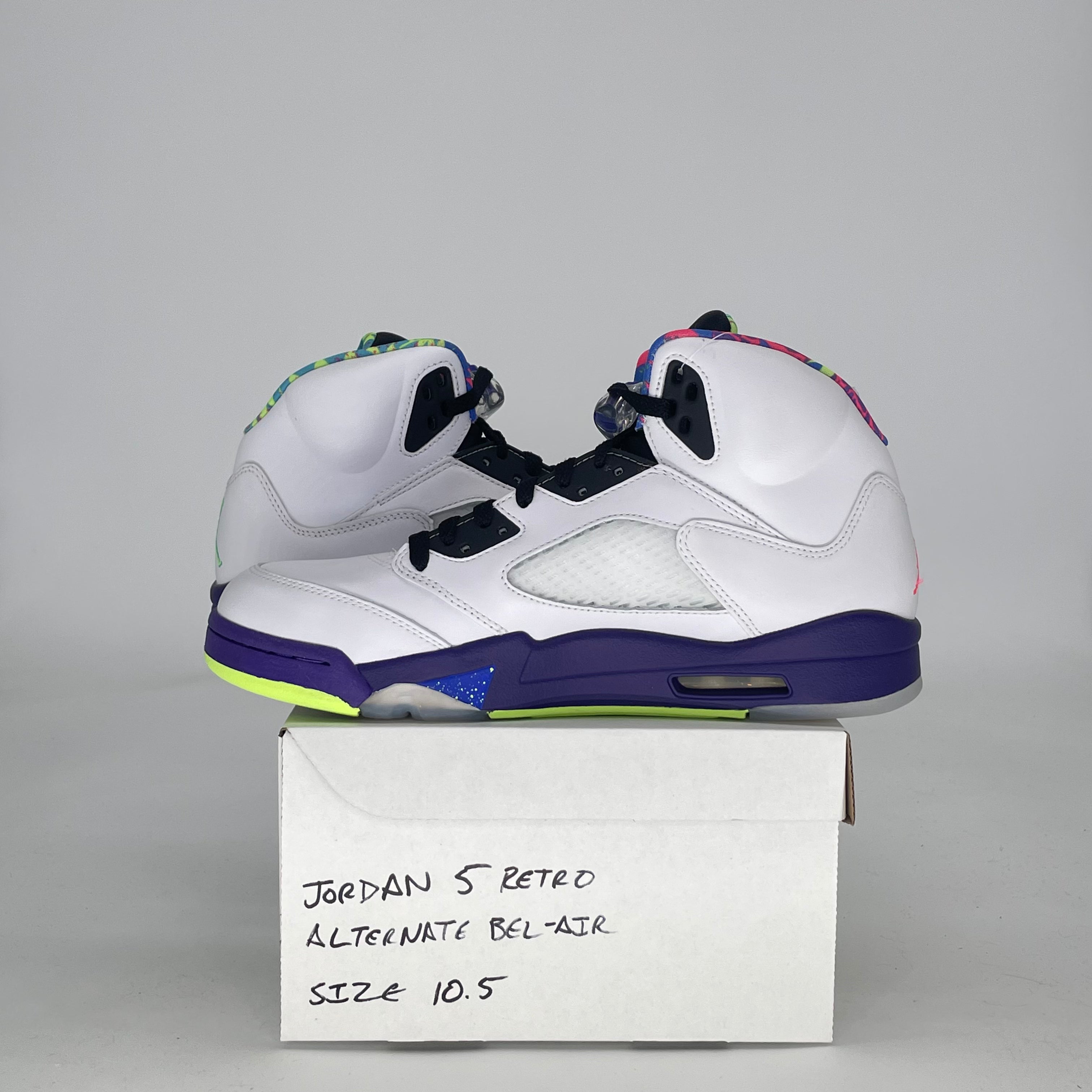AIR JORDAN 5 ALTERNATE BEL-AIR DB3335-100 SIZE 10.5/12W