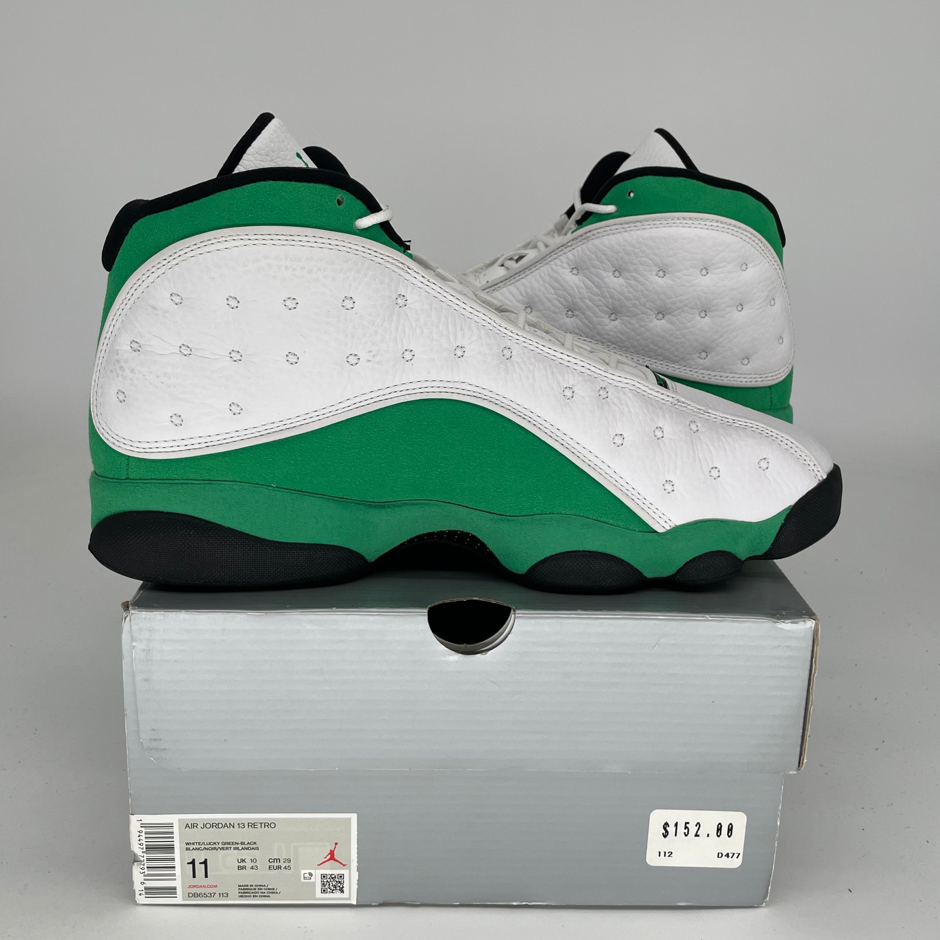 AIR JORDAN 13 LUCKY GREEN SIZE 11 DB6537-113