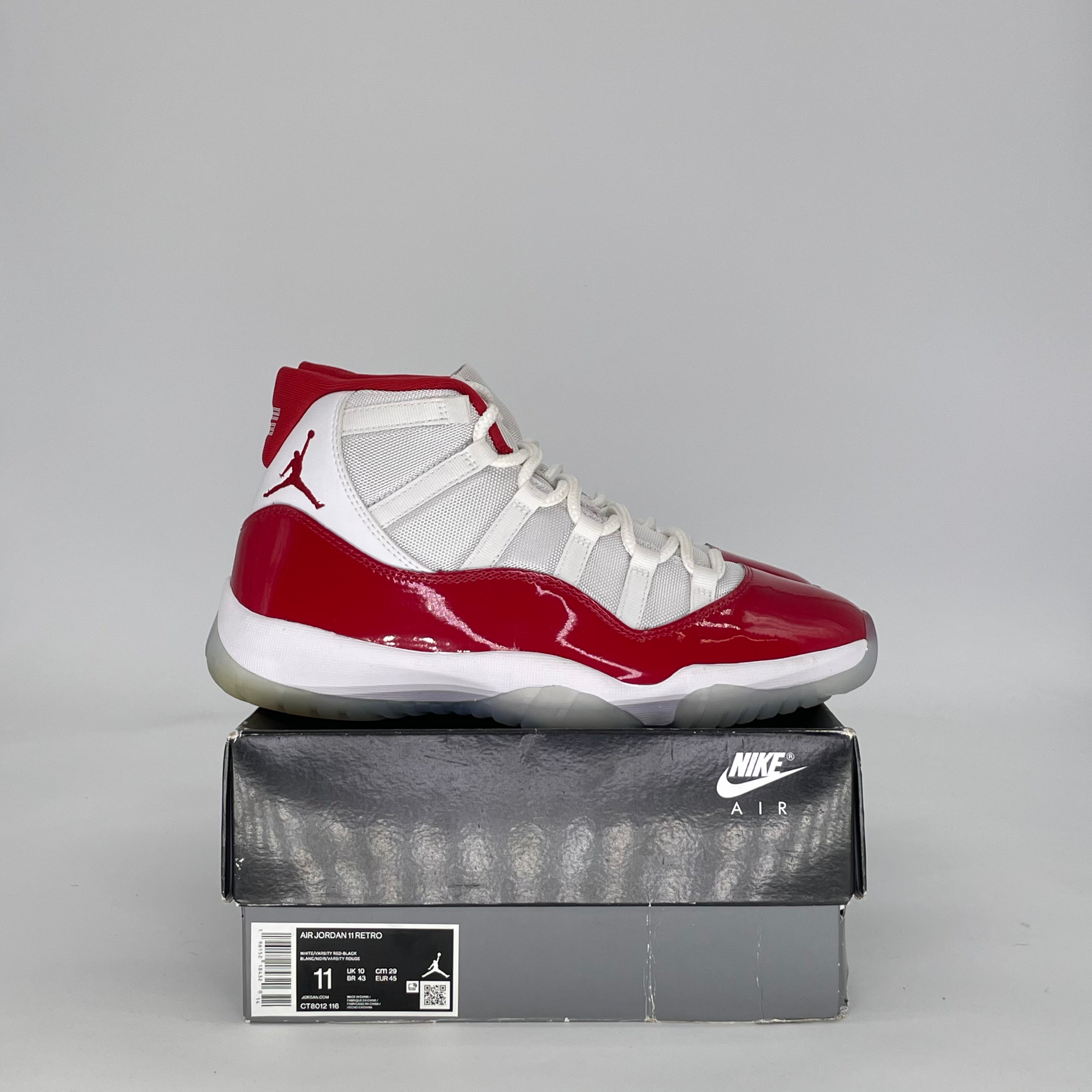 AIR JORDAN 11 CHERRY (2022) CT8012-116 SIZE 11/12.5W
