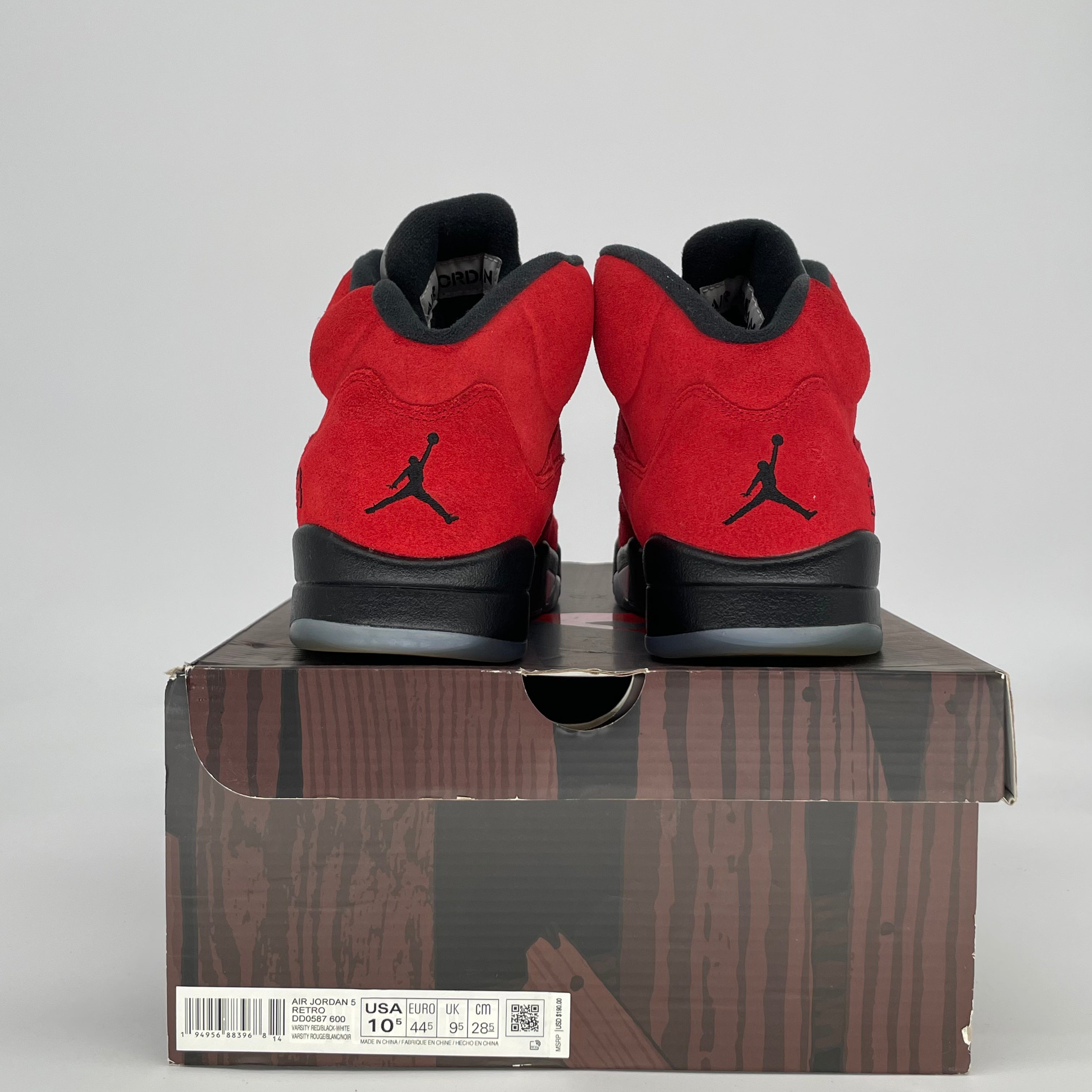 AIR JORDAN 5 RAGING BULL RED DD0587-600 SIZE 10.5/12W