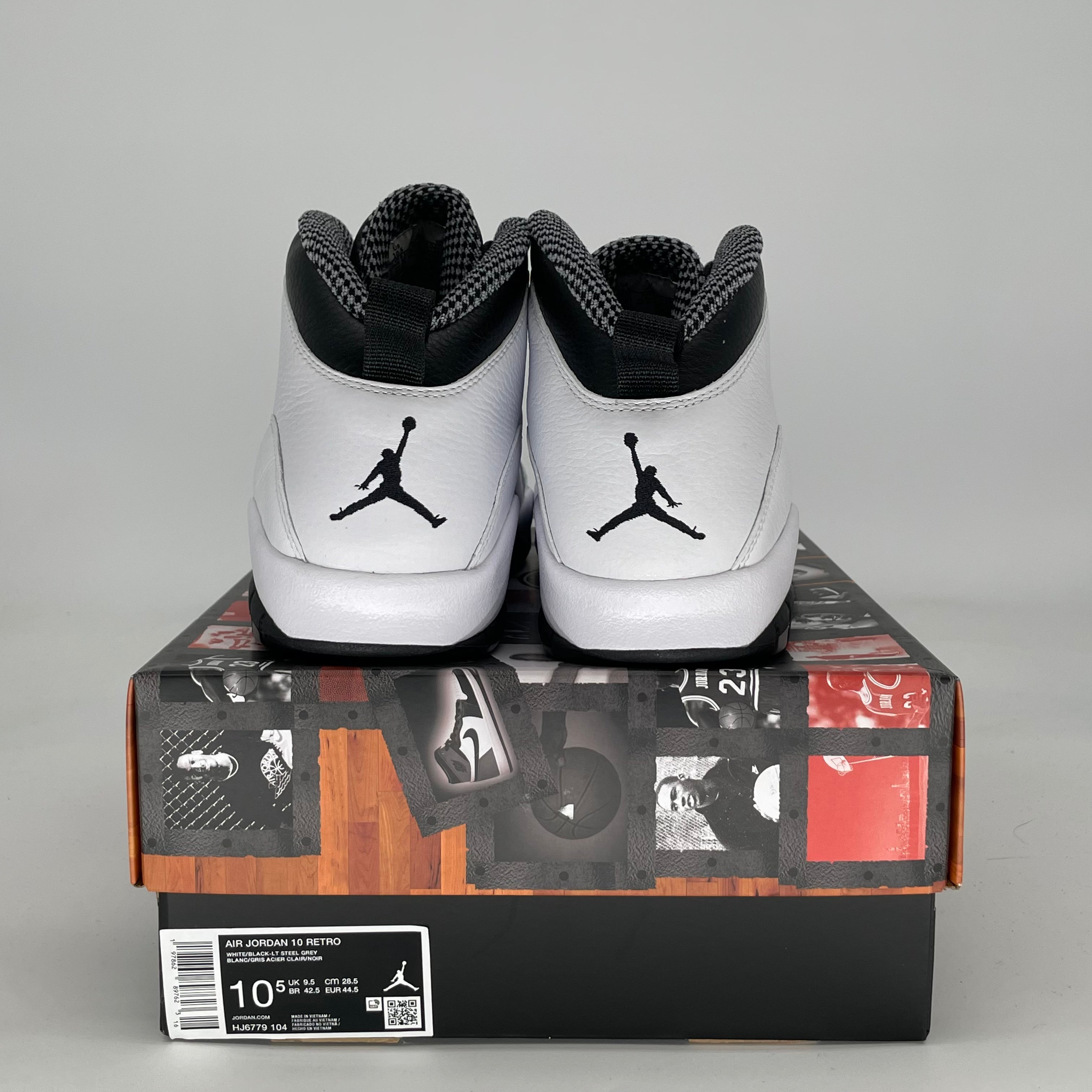 AIR JORDAN 10 STEEL HJ6779-104 SIZE 10.5/12W