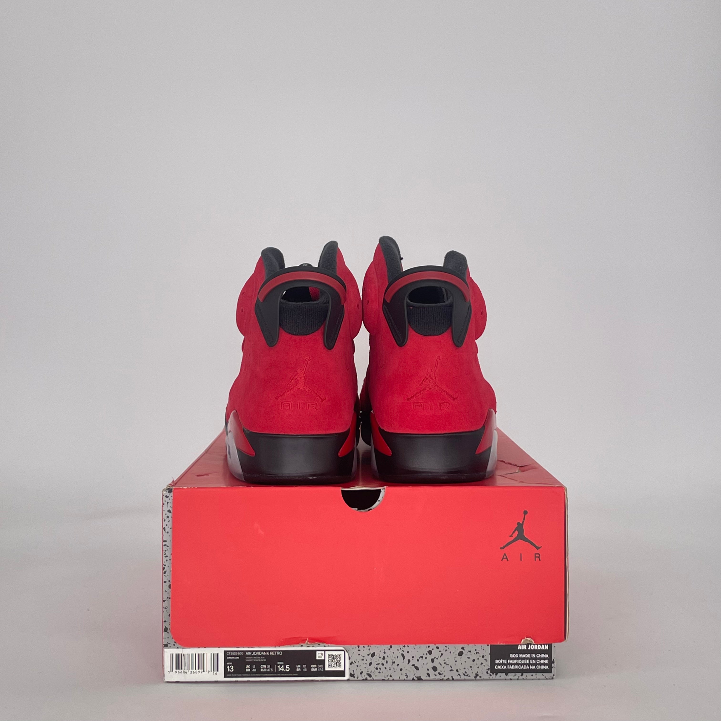 AIR JORDAN 6 TORO BRAVO CT8529-600 SIZE 13/14.5W