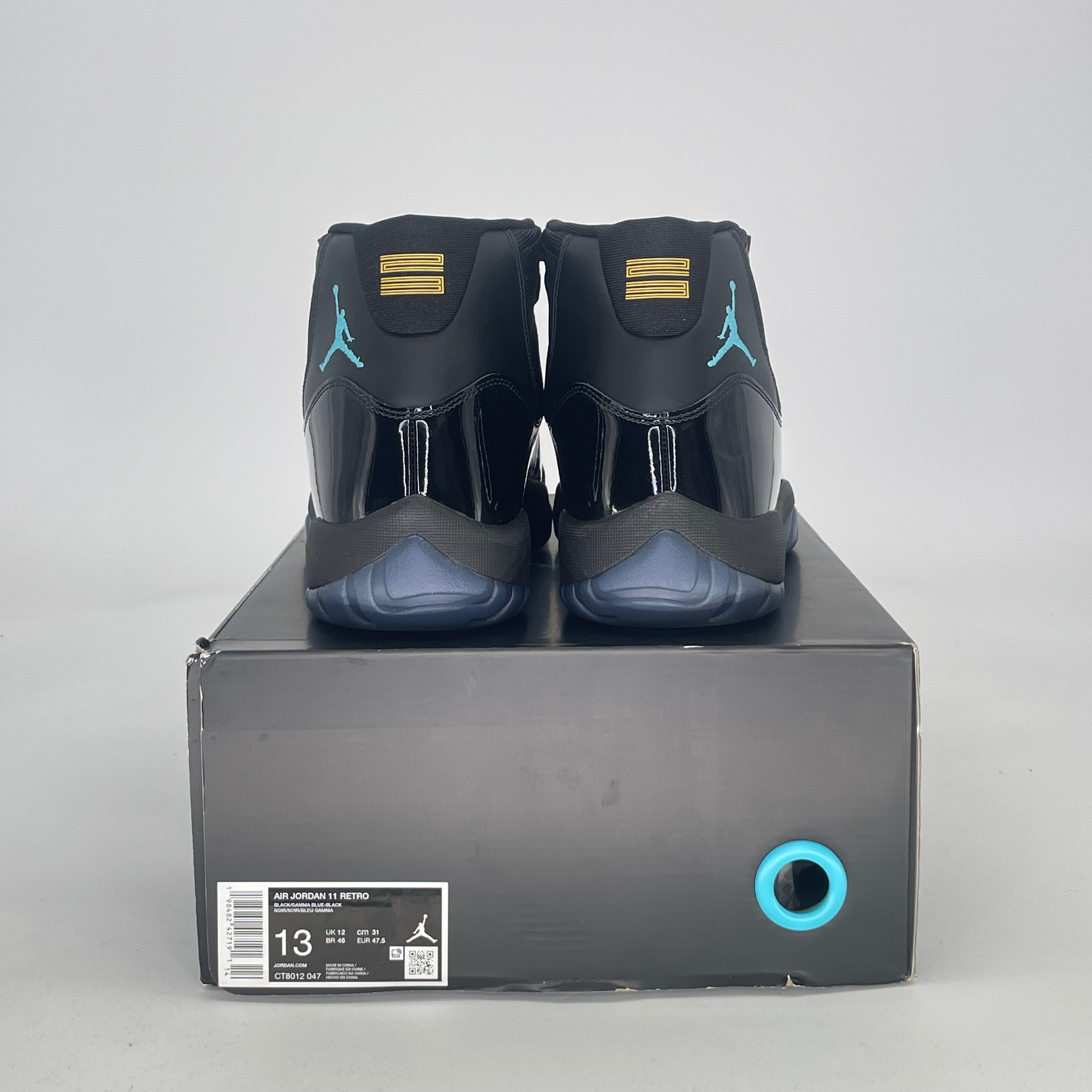 AIR JORDAN 11 GAMMA BLUE CT8012-047 SIZE 13/14.5W