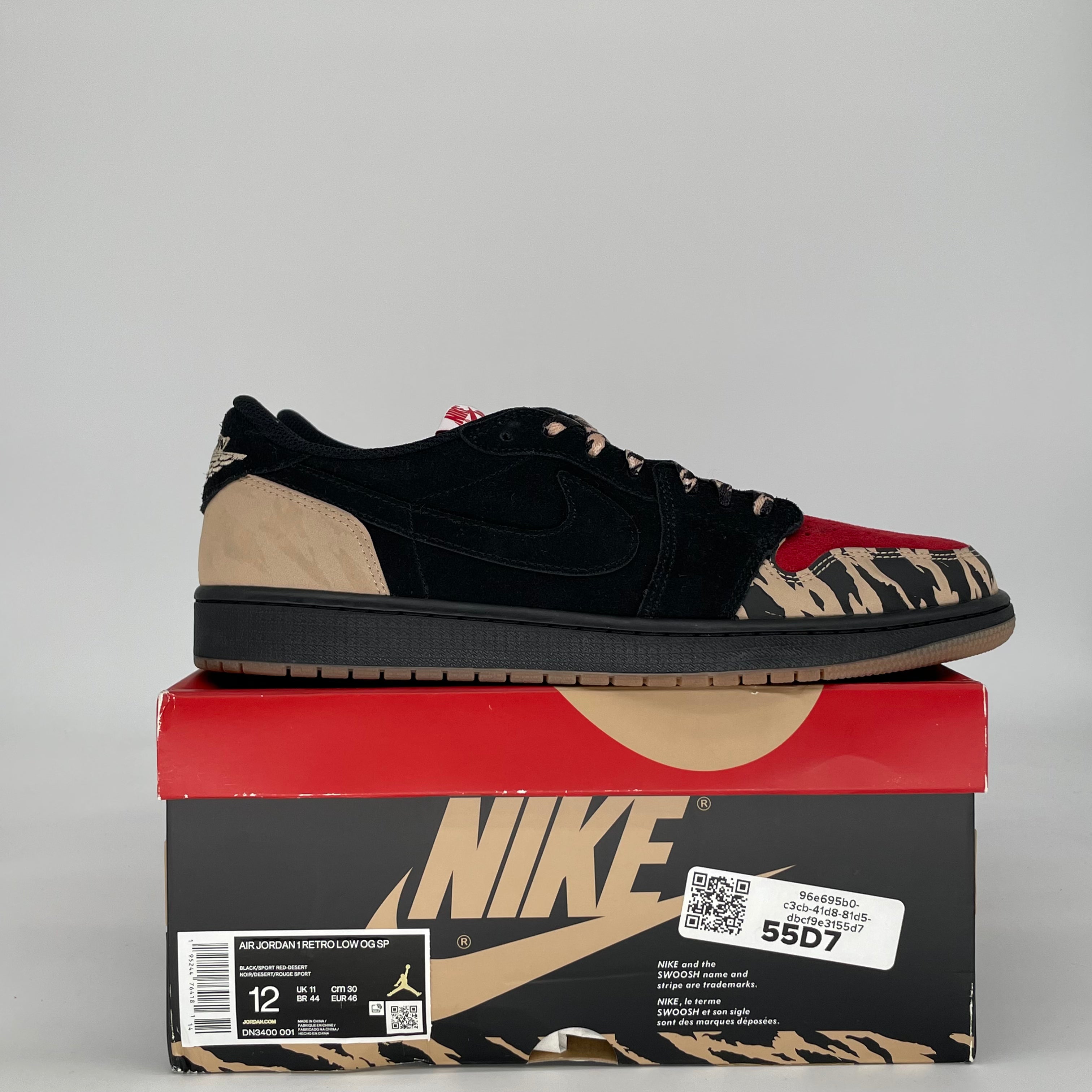 AIR JORDAN 1 LOW SOLEFLY DN3400-001 SIZE 12/13.5W