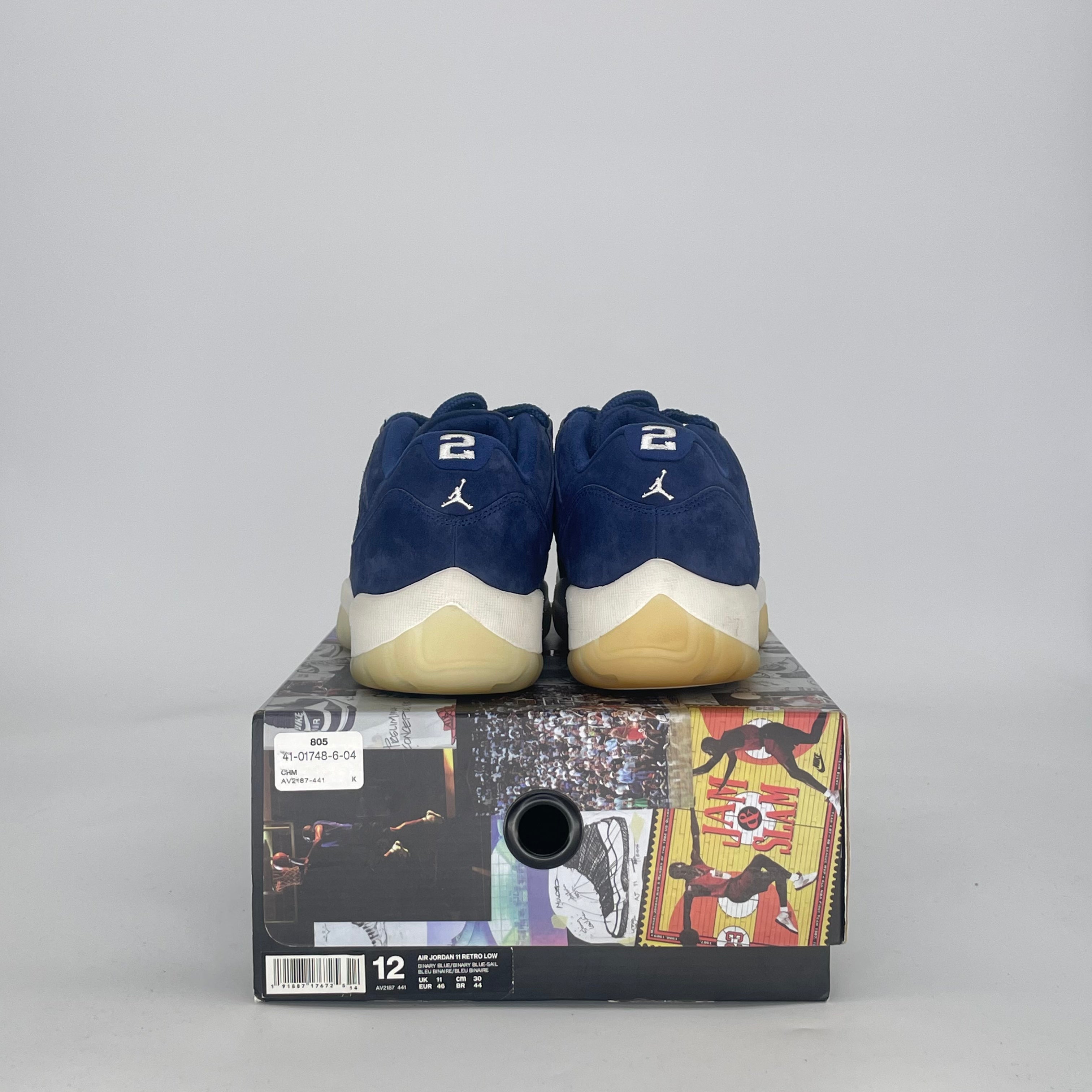 AIR JORDAN 11 LOW DEREK JETER RE2PECT AV2187-441 SIZE 12/13.5W