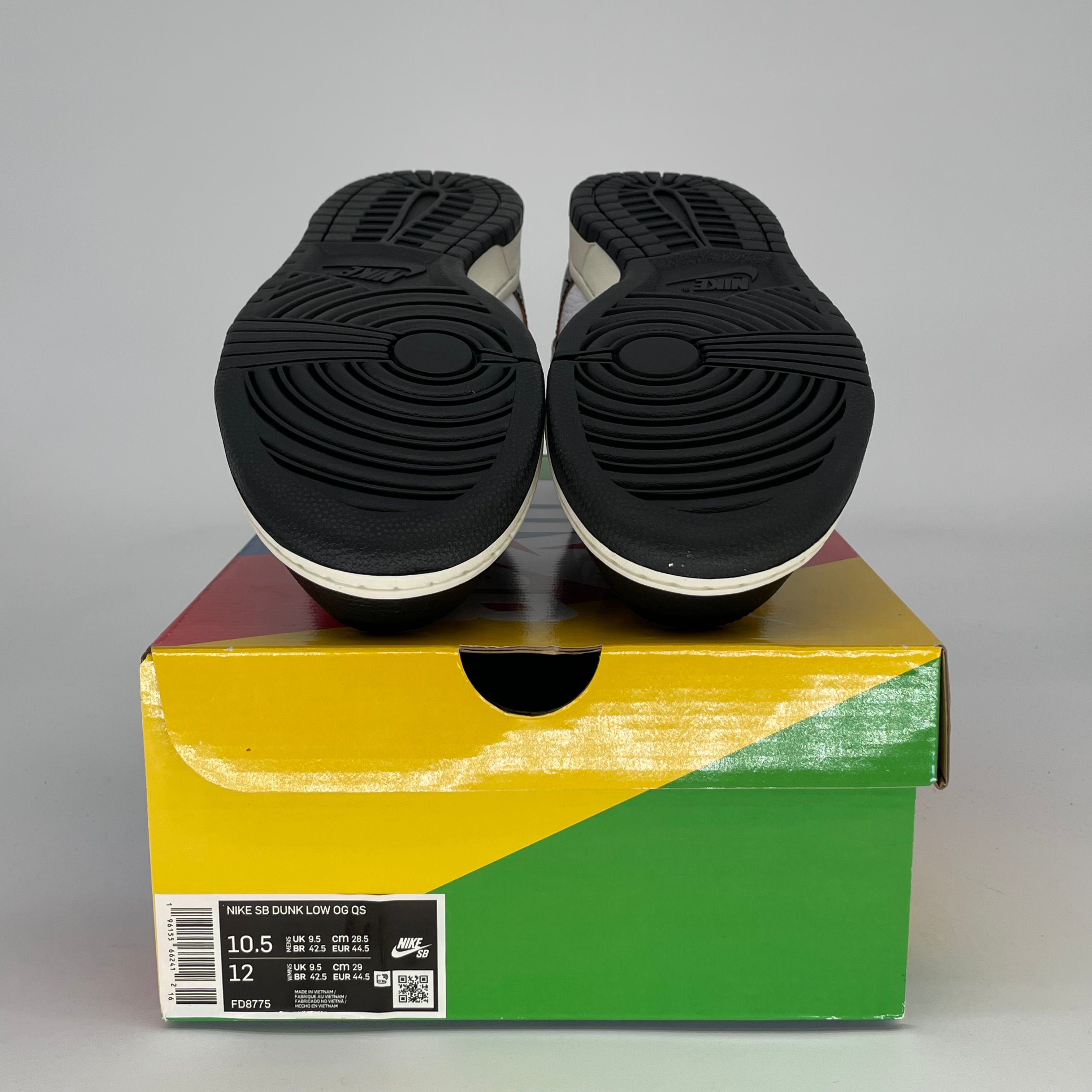 NIKE SB DUNK LOW HUF SAN FRANCISCO FD8775-001 SIZE 10.5/12W