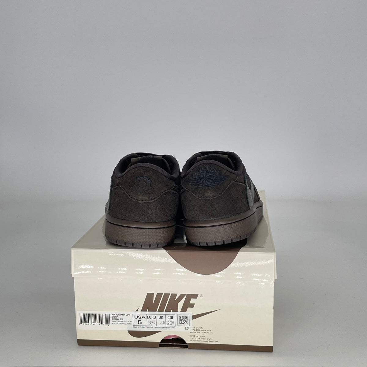 Jordan 1 Retro Low OG SP Travis Scott Velvet Brown