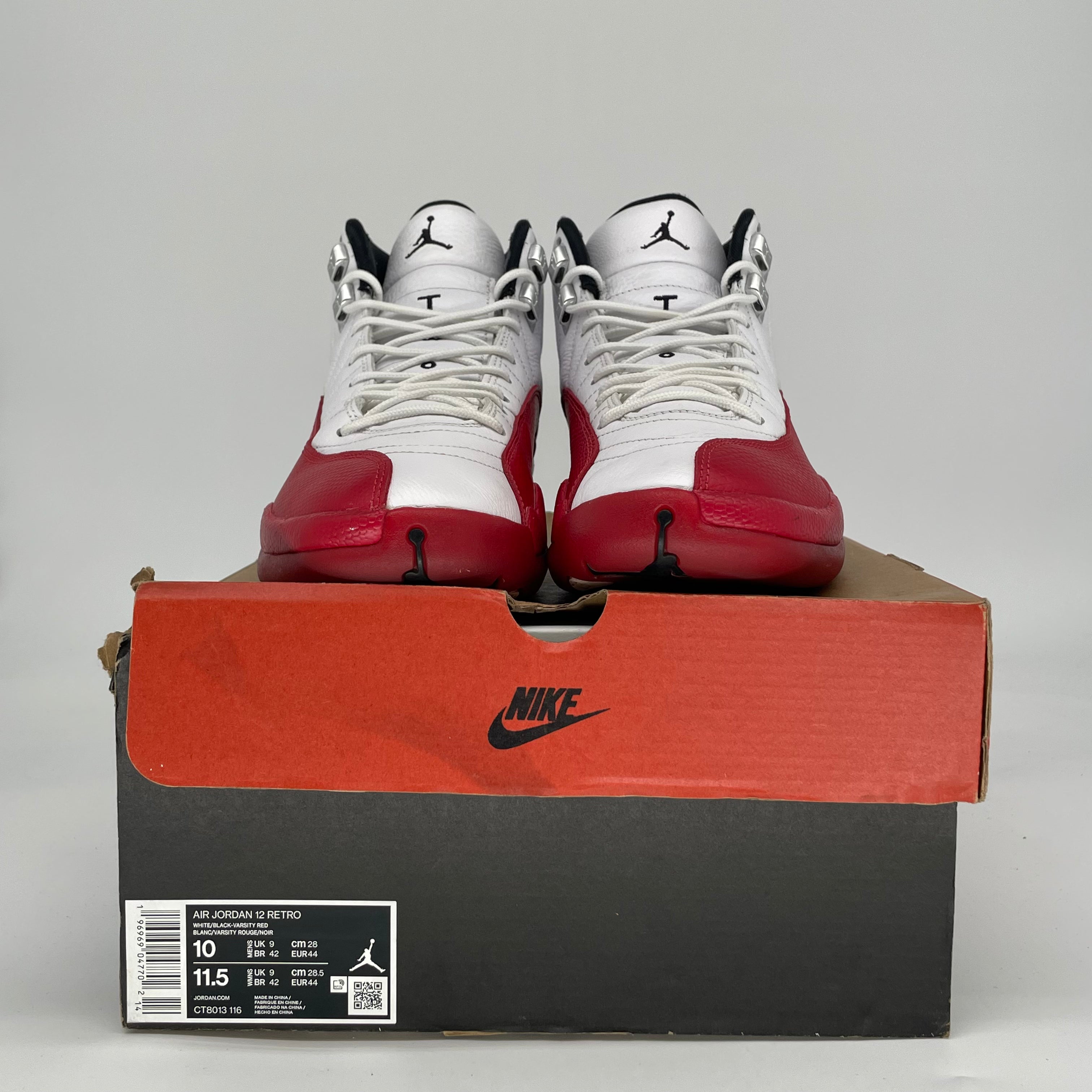 AIR JORDAN 12 CHERRY CT8013-116 SIZE 10/11.5W