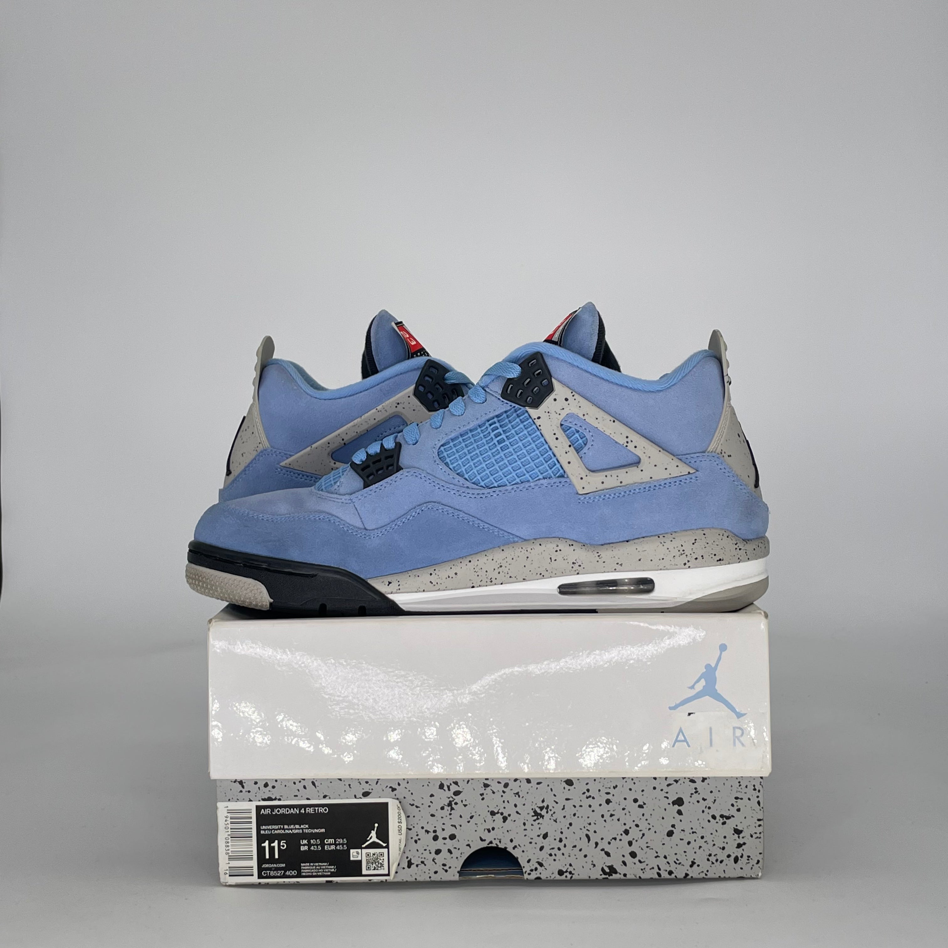 AIR JORDAN 4 UNIVERSITY BLUE CT8527-400 SIZE 11.5/13W