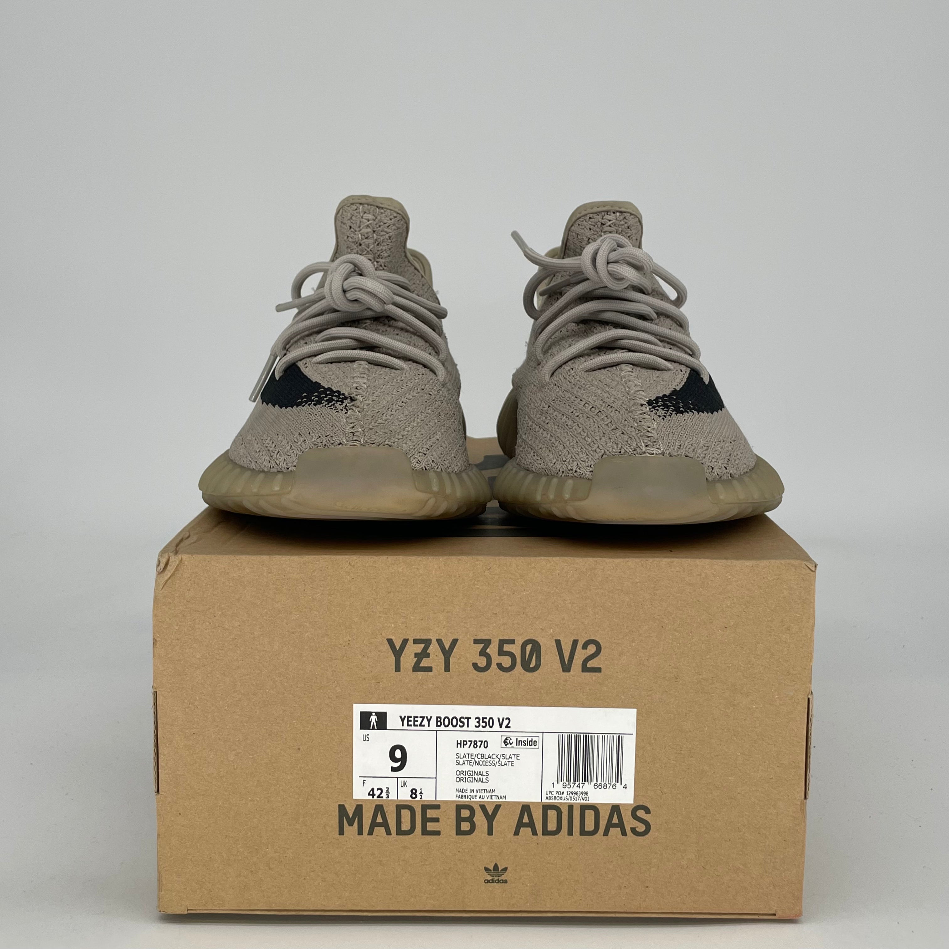 ADIDAS YEEZY 350 V2 SLATE HP7870 SIZE 9/10.5W
