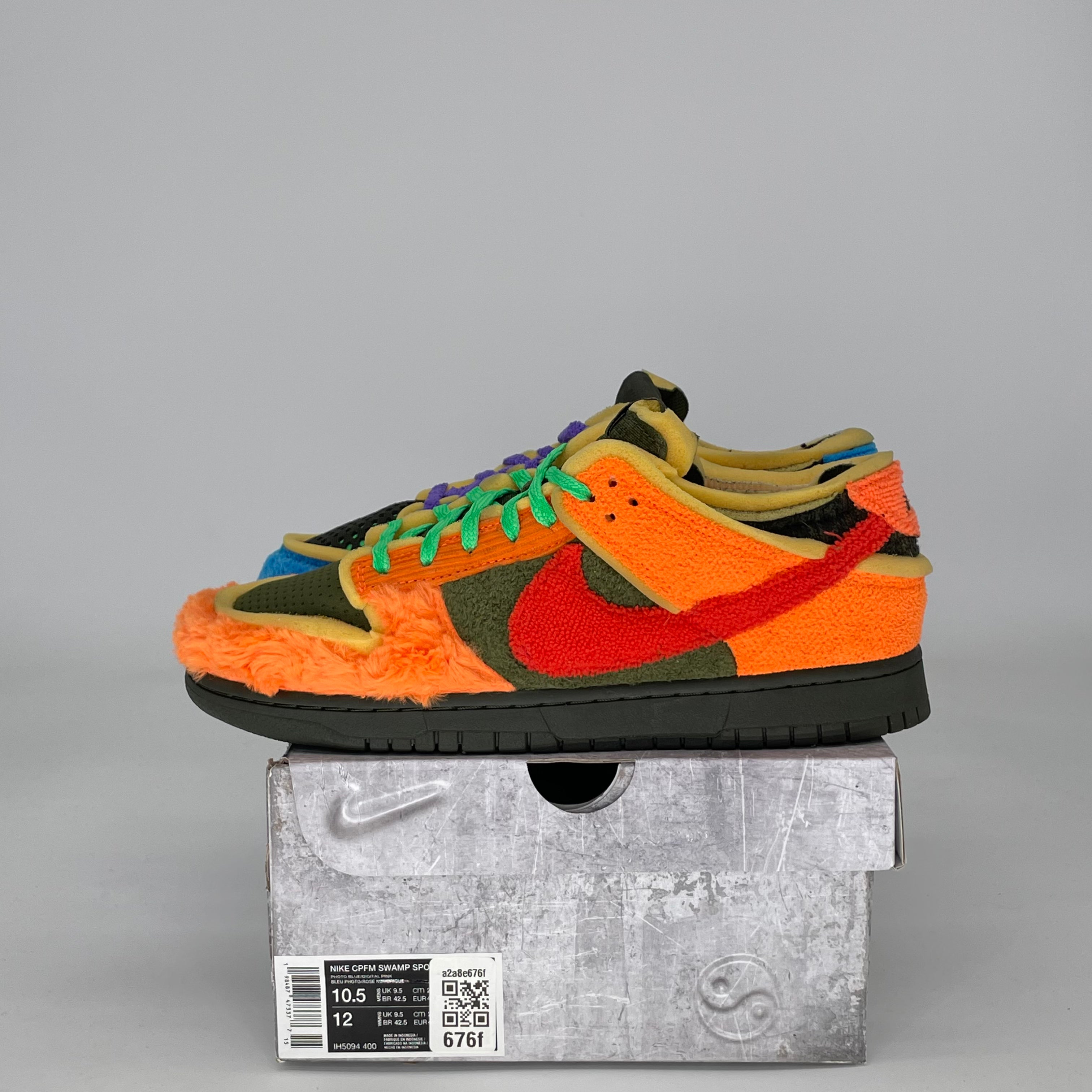 NIKE DUNK LOW CPFM SWAMP SPONGE PHOTO BLUE IH5094-400 SIZE 10.5/12W