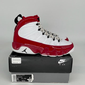 AIR JORDAN 9 GYM RED SIZE 8 302370-160