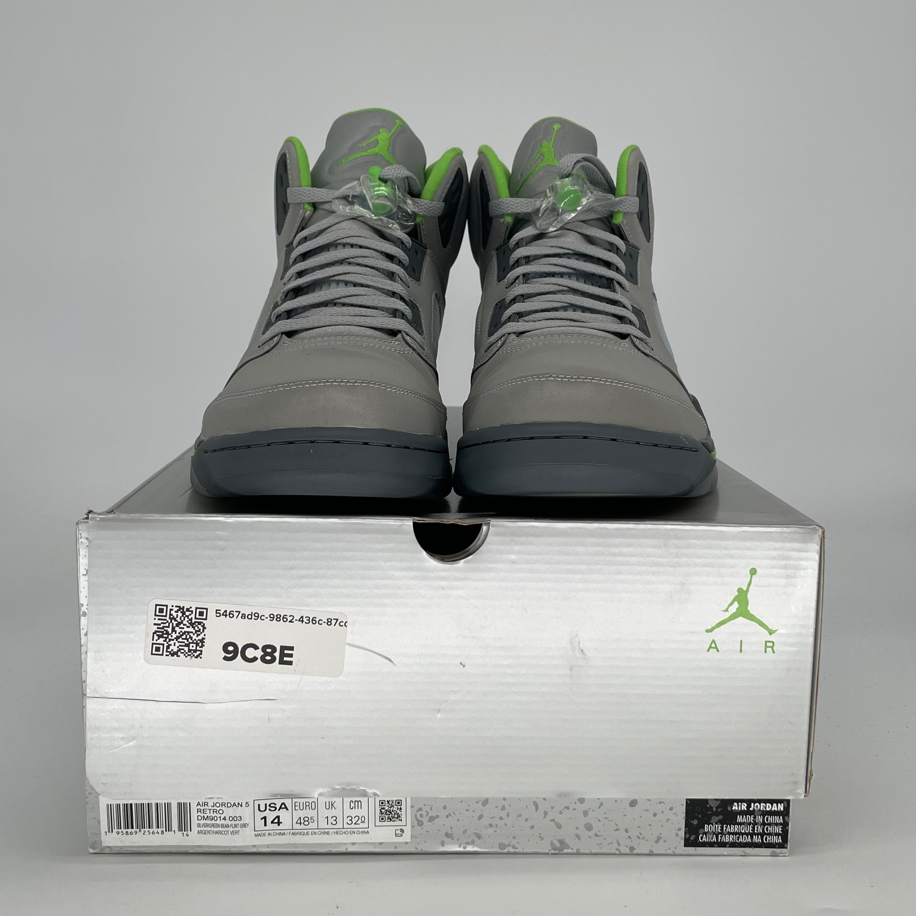 AIR JORDAN 5 GREEN BEAN DM9014-003 SIZE 14/15.5W