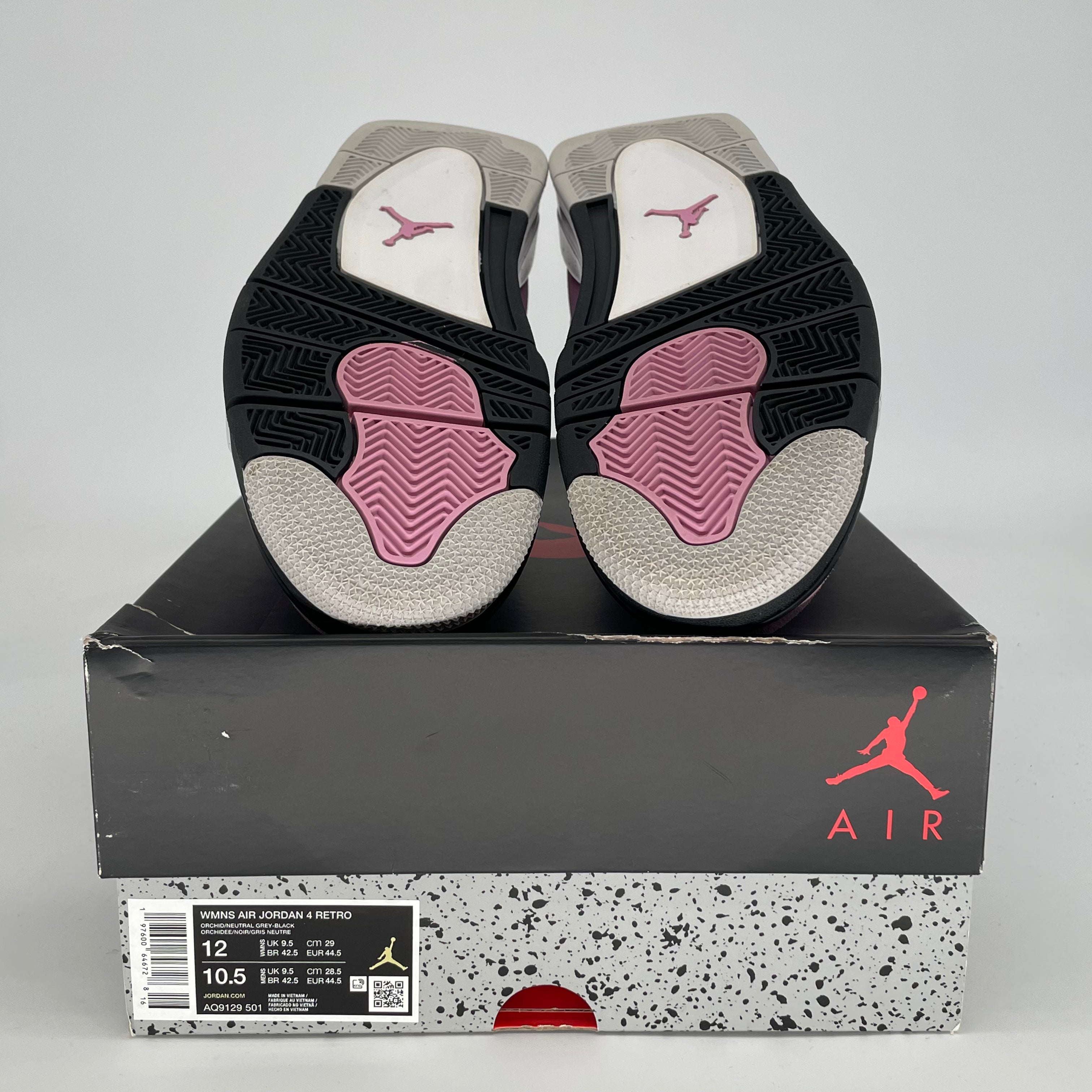 AIR JORDAN 4 ORCHID W AQ9129-501 SIZE 10.5/12W