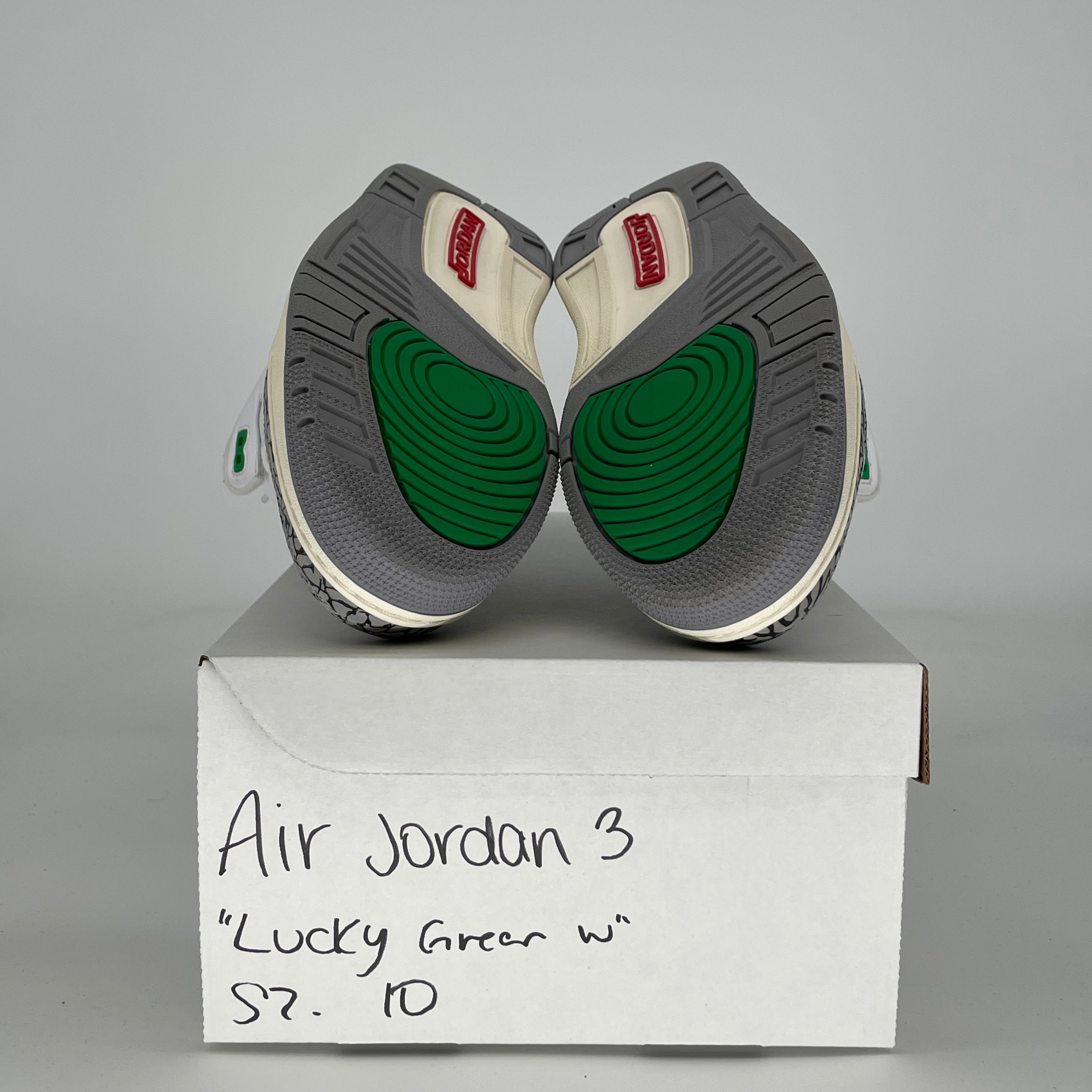 AIR JORDAN 3 LUCKY GREEN W CK9246-136 SIZE 10/11.5W