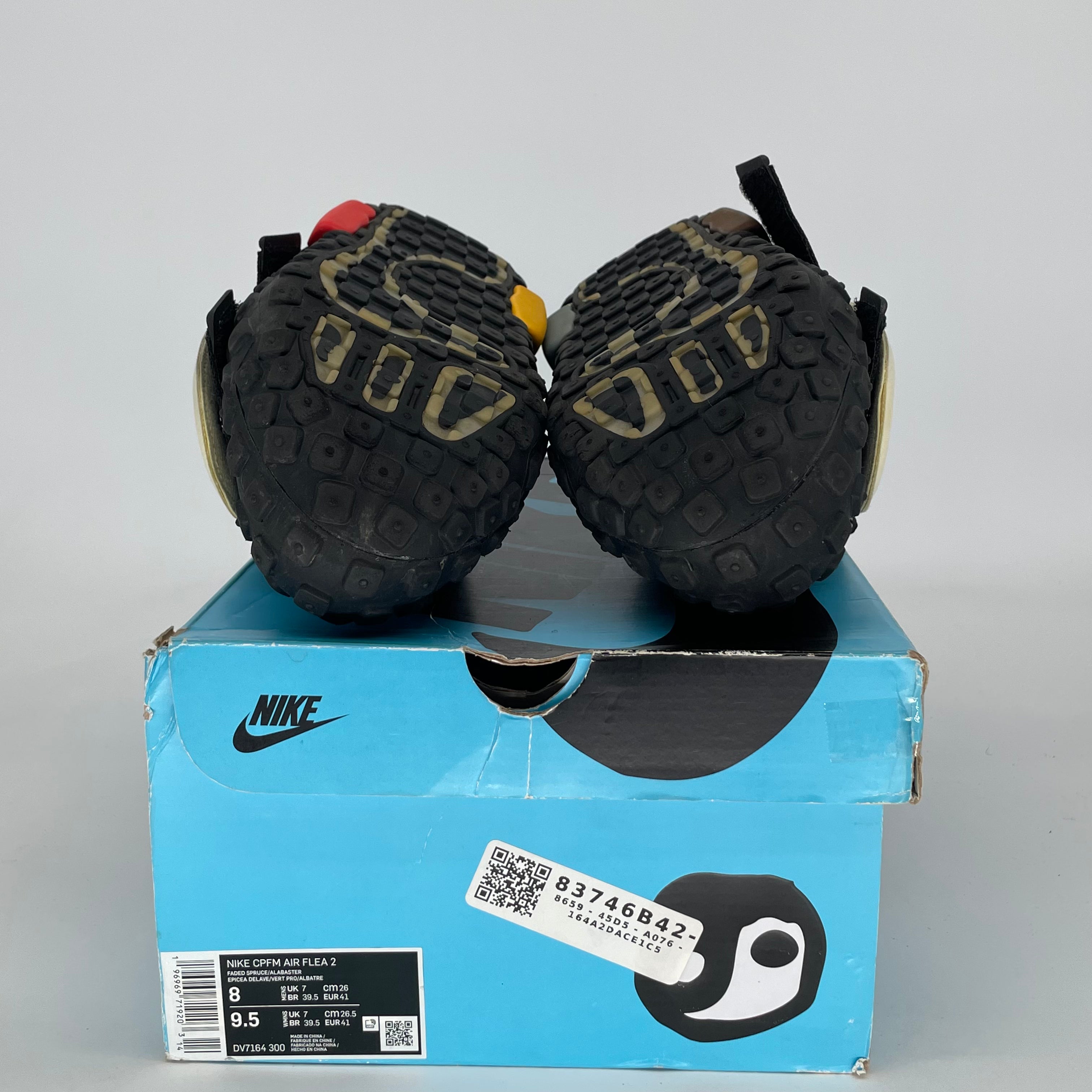 NIKE CPFM AIR FLEA 2 FADED SPRUCE DV7164-300 SIZE 8/9.5W