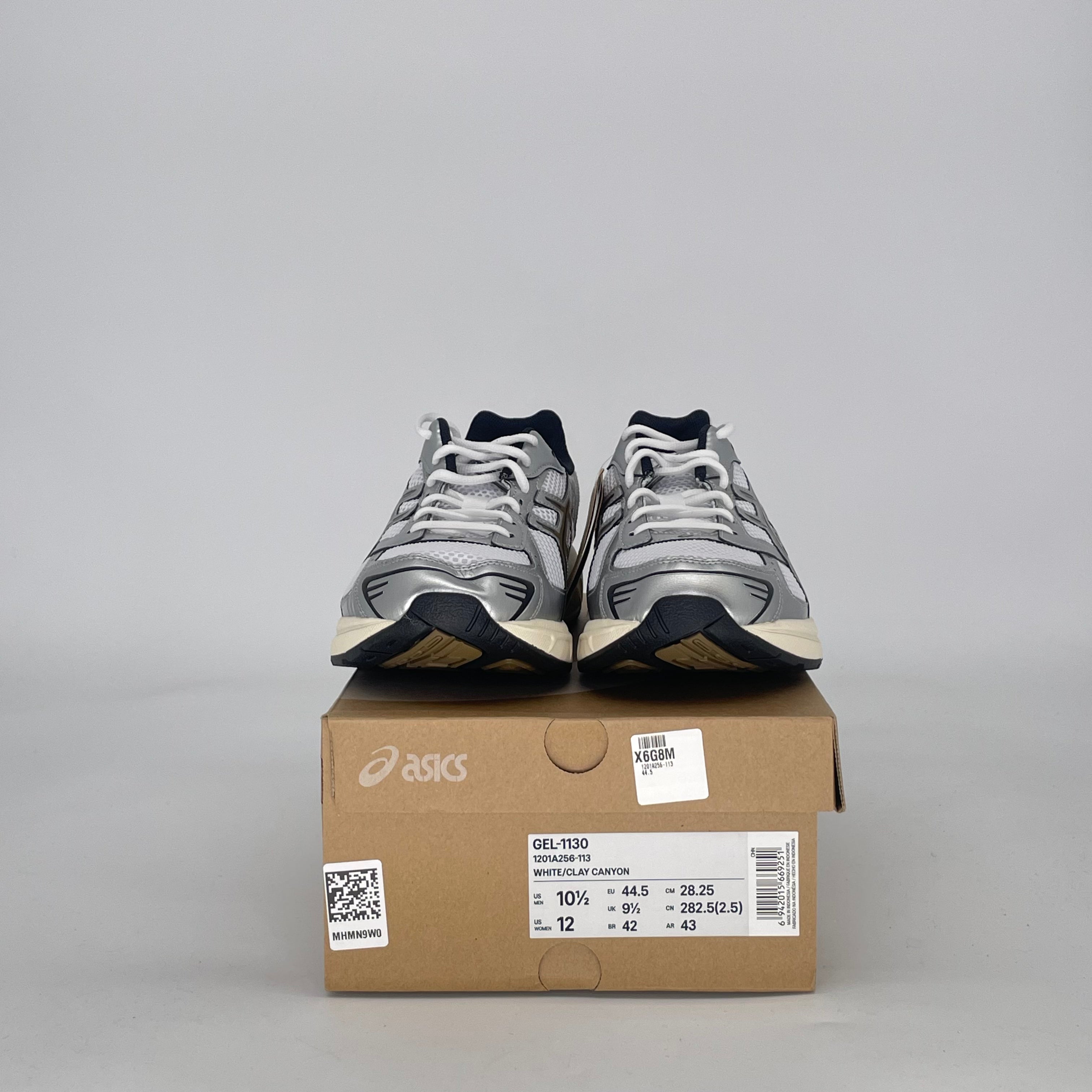 ASICS GEL-1130 WHITE CLAY CANYON 1201A256-113 SIZE 10.5/12W