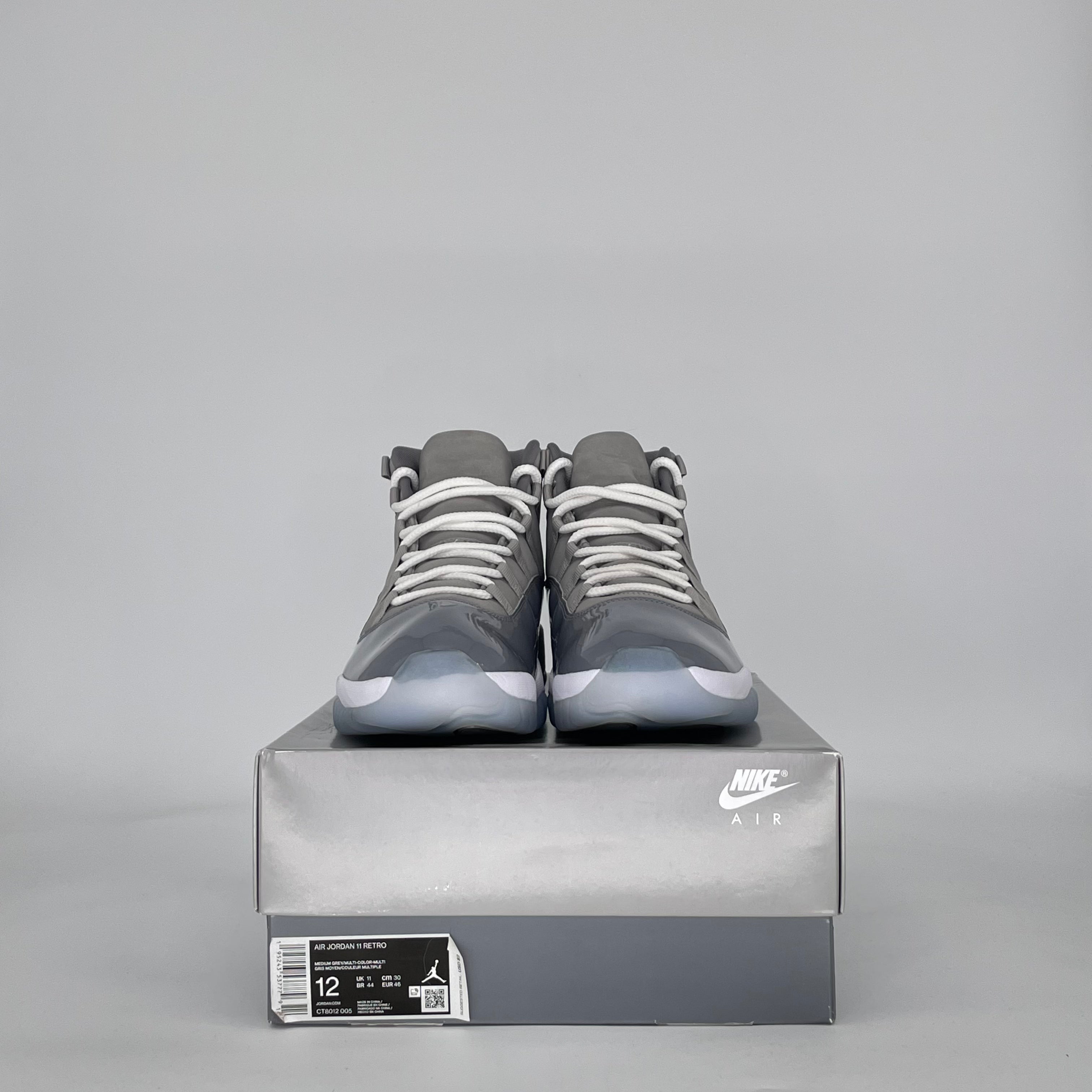 AIR JORDAN 11 COOL GREY (2021) CT8012-005 SIZE 12/13.5W