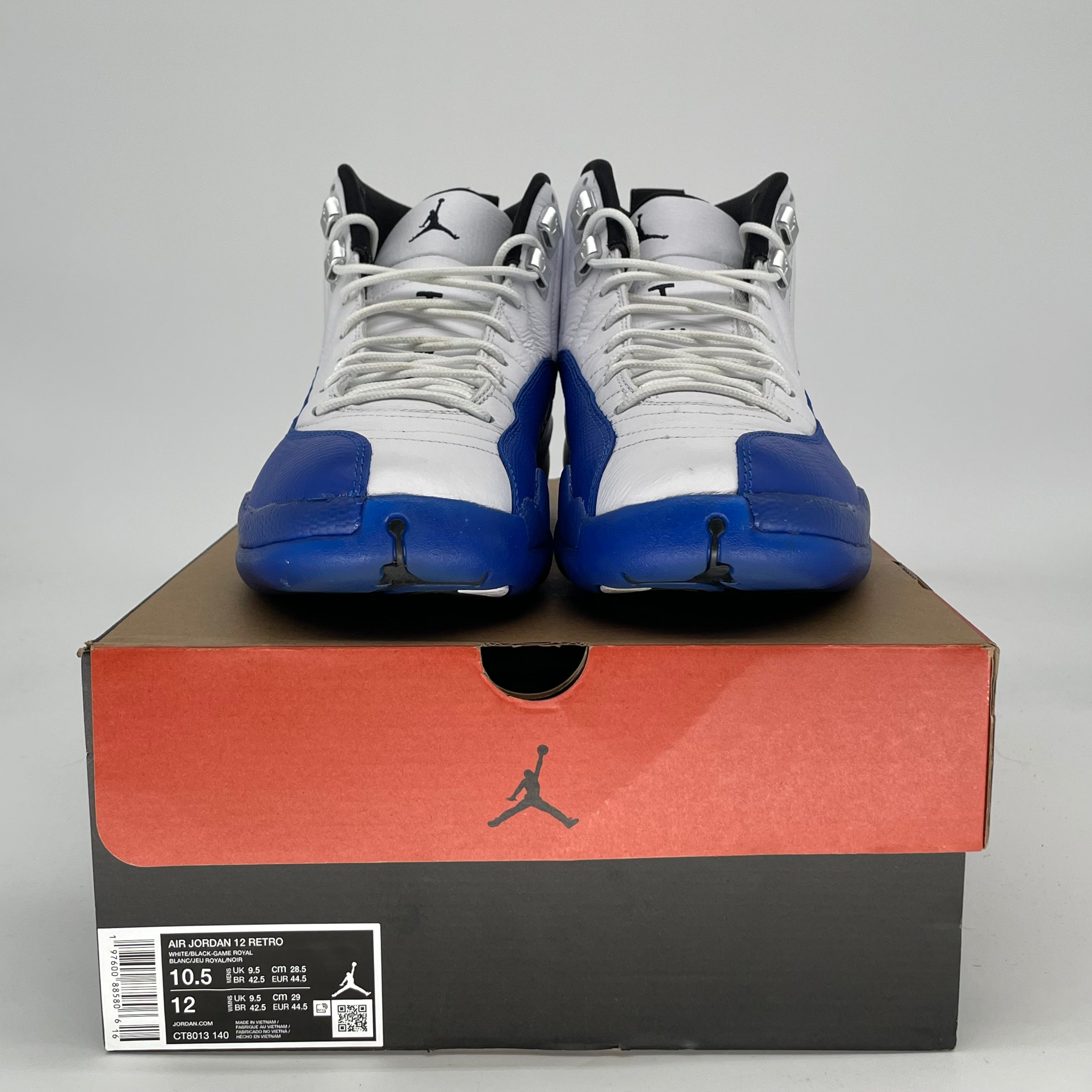 AIR JORDAN 12 BLUEBERRY CT8013-140 SIZE 10.5/12W