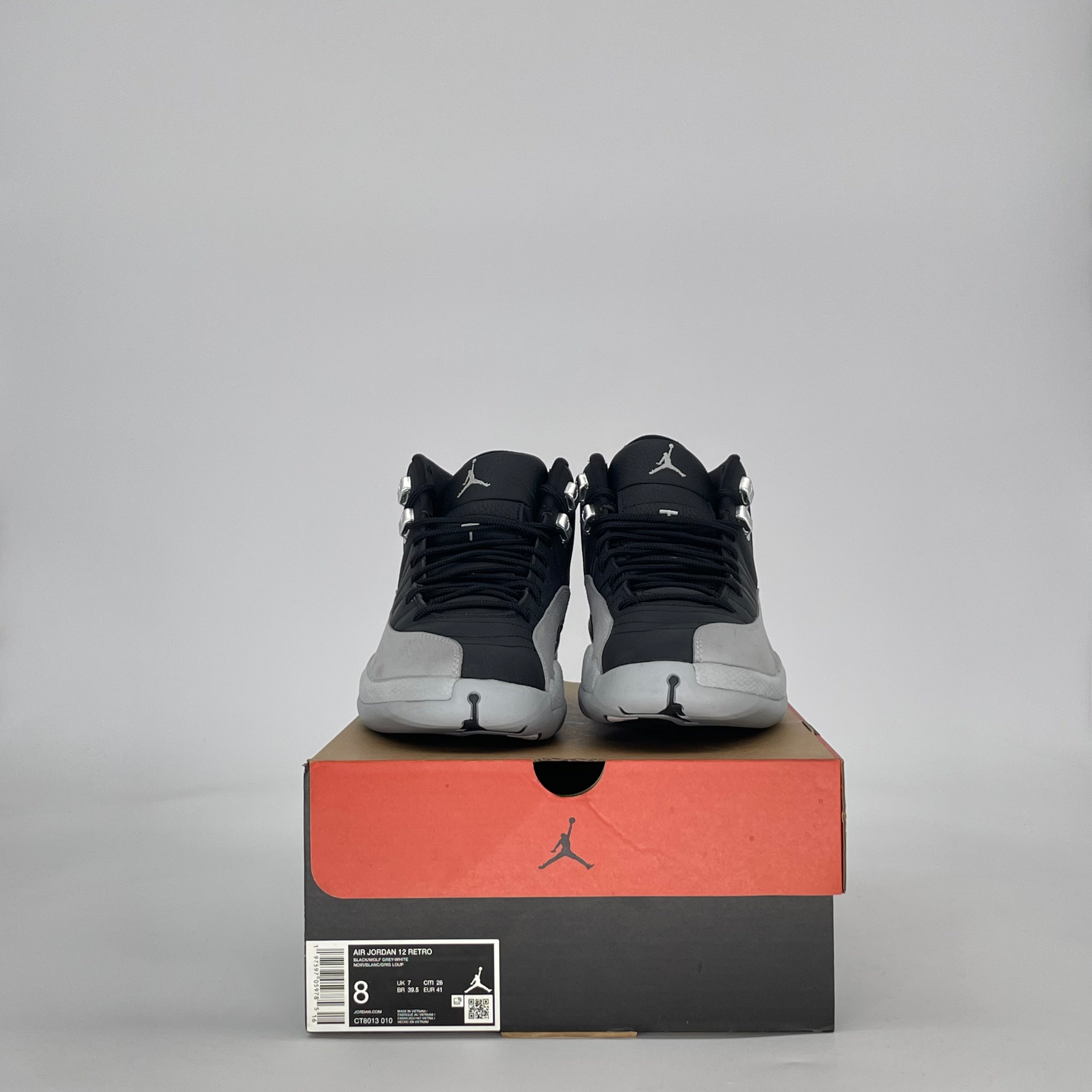 AIR JORDAN 12 BARONS CT8013-010 SIZE 8/9.5W