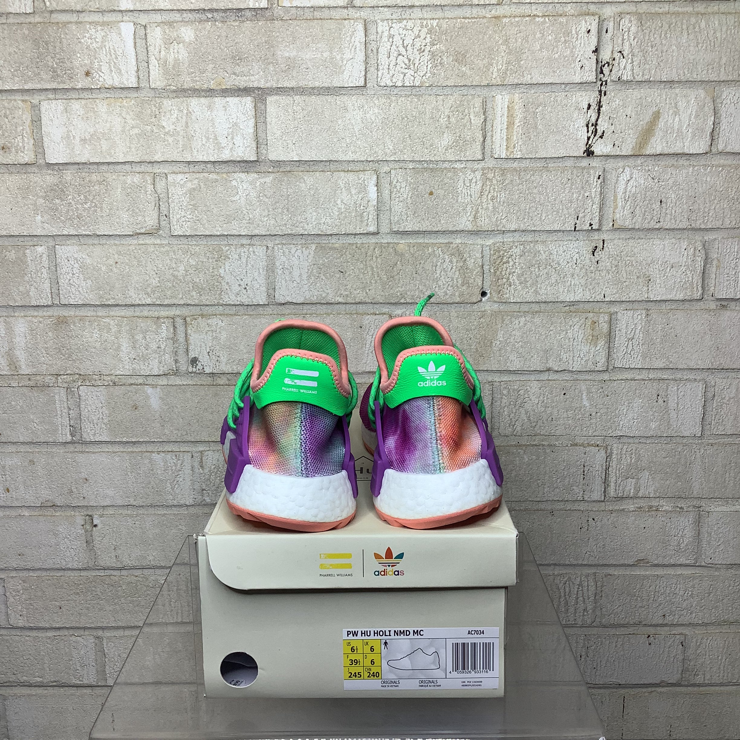 ADIDAS HUMAN RACE NMD  HOLI FESTIVAL SIZE 6.5/8W AC7034