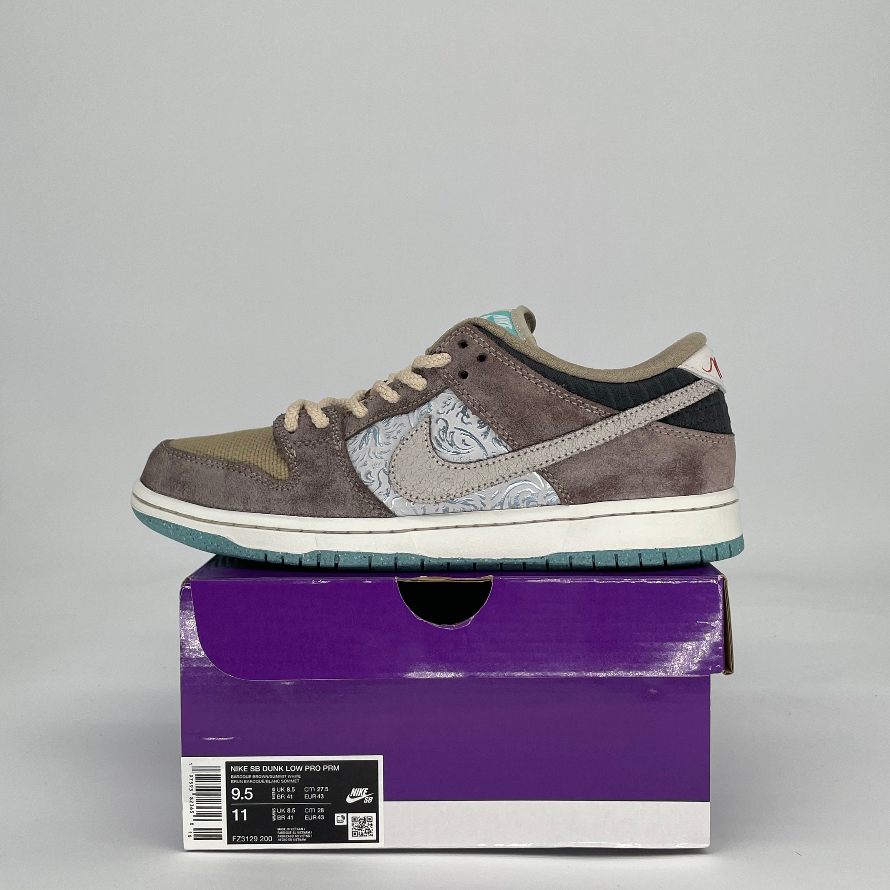 NIKE SB DUNK LOW BIG MONEY SAVINGS FZ3129-200 SIZE 9.5/11W