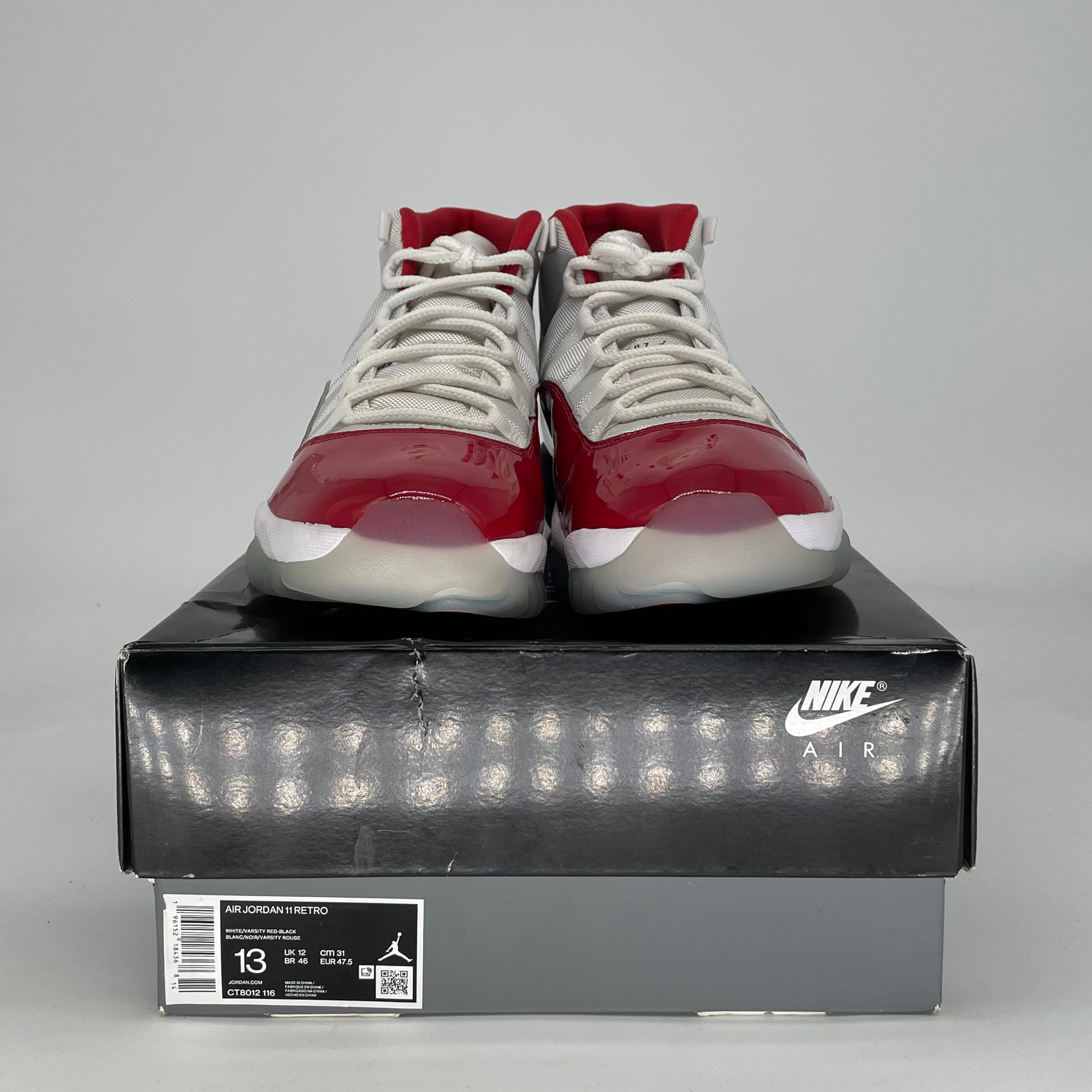 AIR JORDAN 11 CHERRY CT8012-116 SIZE 13/14.5W