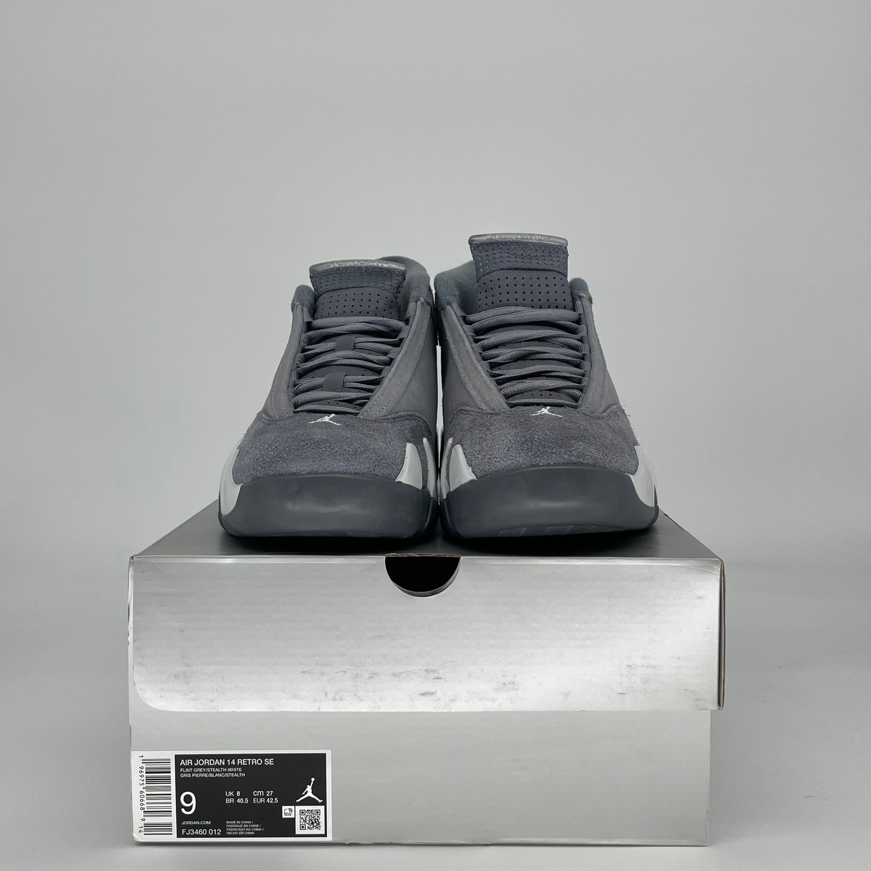 AIR JORDAN 14 FLINT GREY FJ3460-012 SIZE 9/10.5W