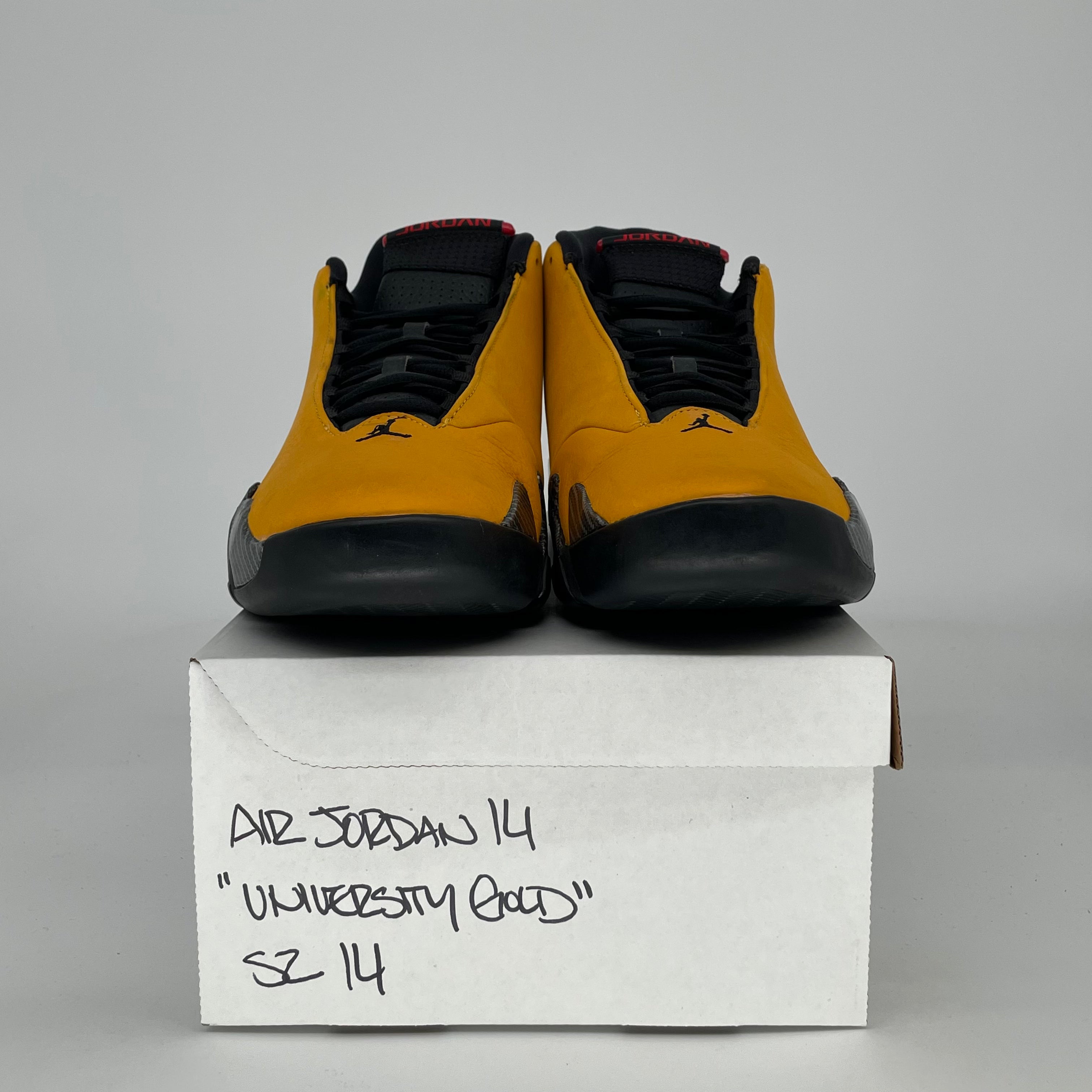 AIR JORDAN 14 UNIVERSITY GOLD BQ3685-706 SIZE 14/15.5W