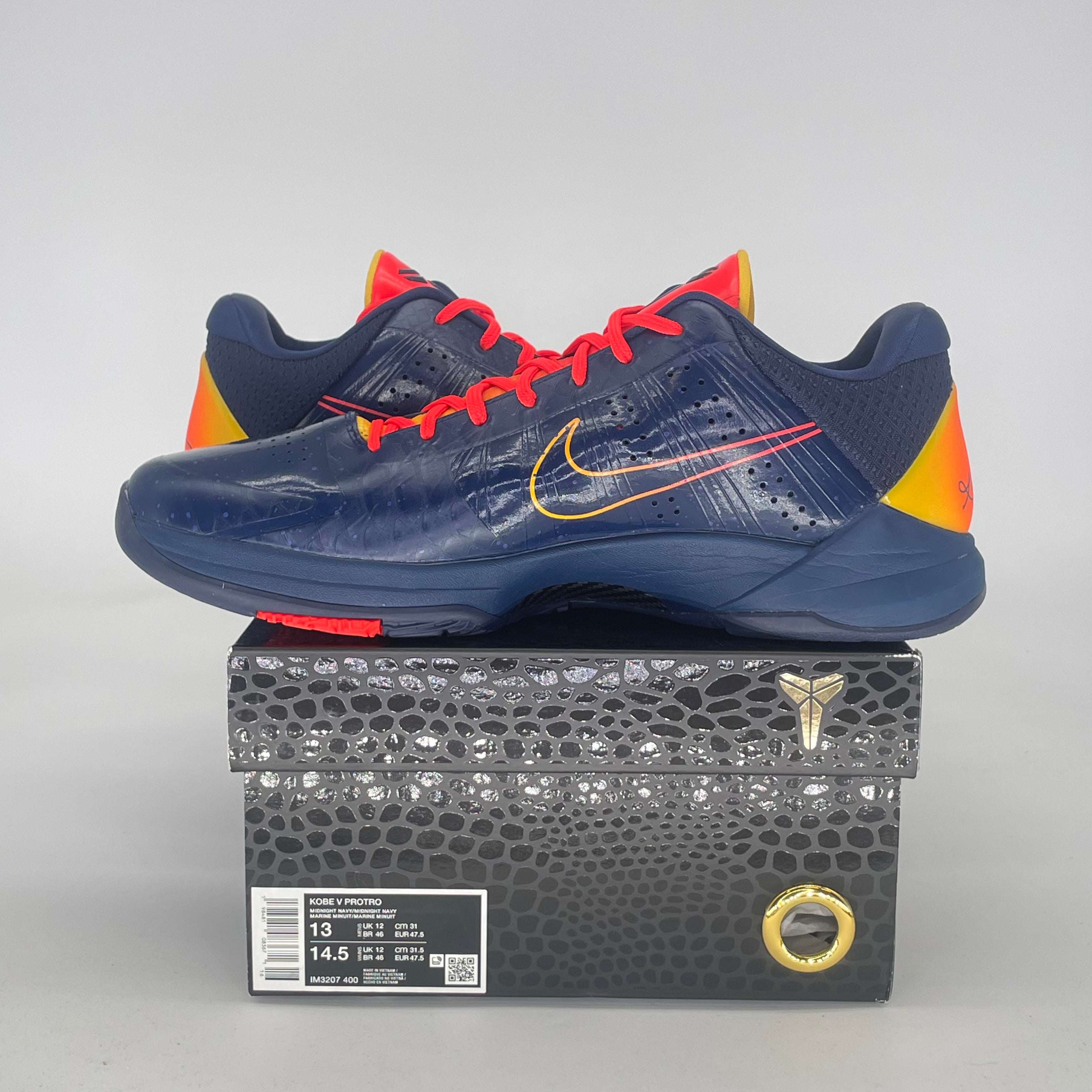 NIKE KOBE 5 PROTRO CAITLIN CLARK INDIANA FEVER IM3207-400 SIZE 13/14.5W