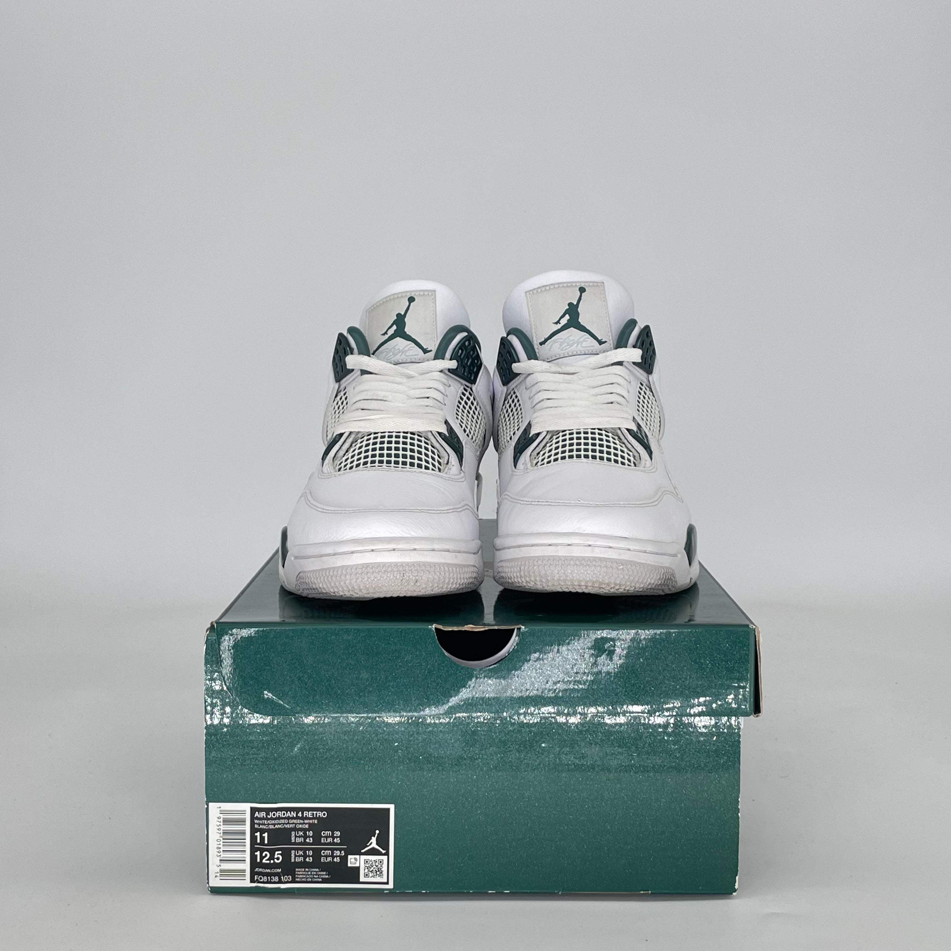 AIR JORDAN 4 OXIDIZED GREEN FQ8138-103 SIZE 11/12.5W