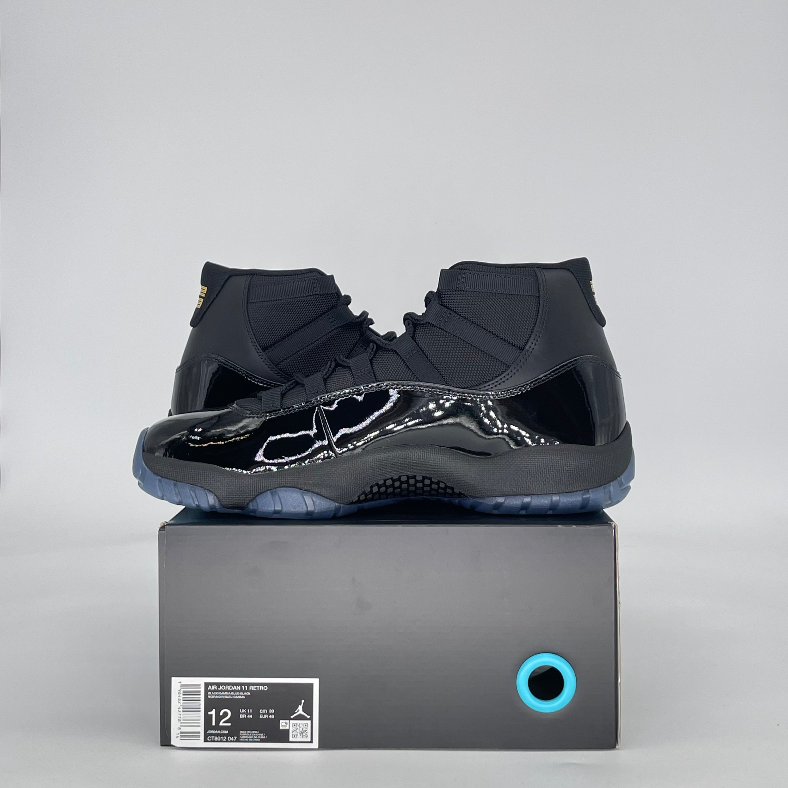 AIR JORDAN 11 GAMMA BLUE CT8012-047 SIZE 12/13.5W