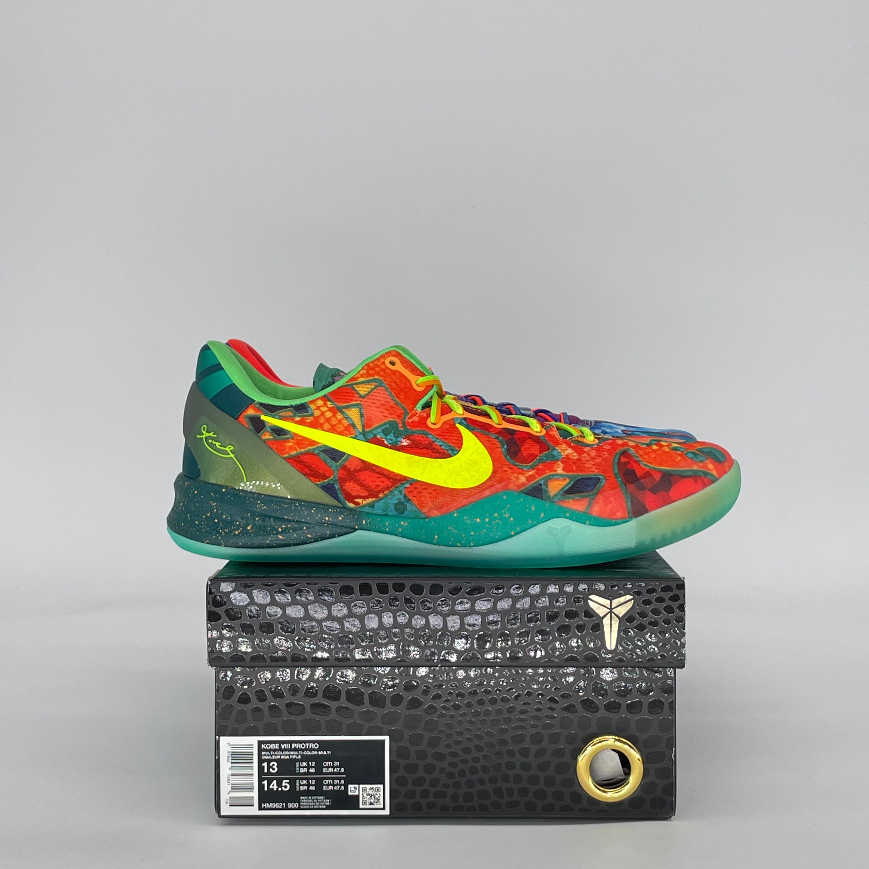 NIKE KOBE 8 PROTRO WHAT THE HM9621-900 SIZE 13/14.5W