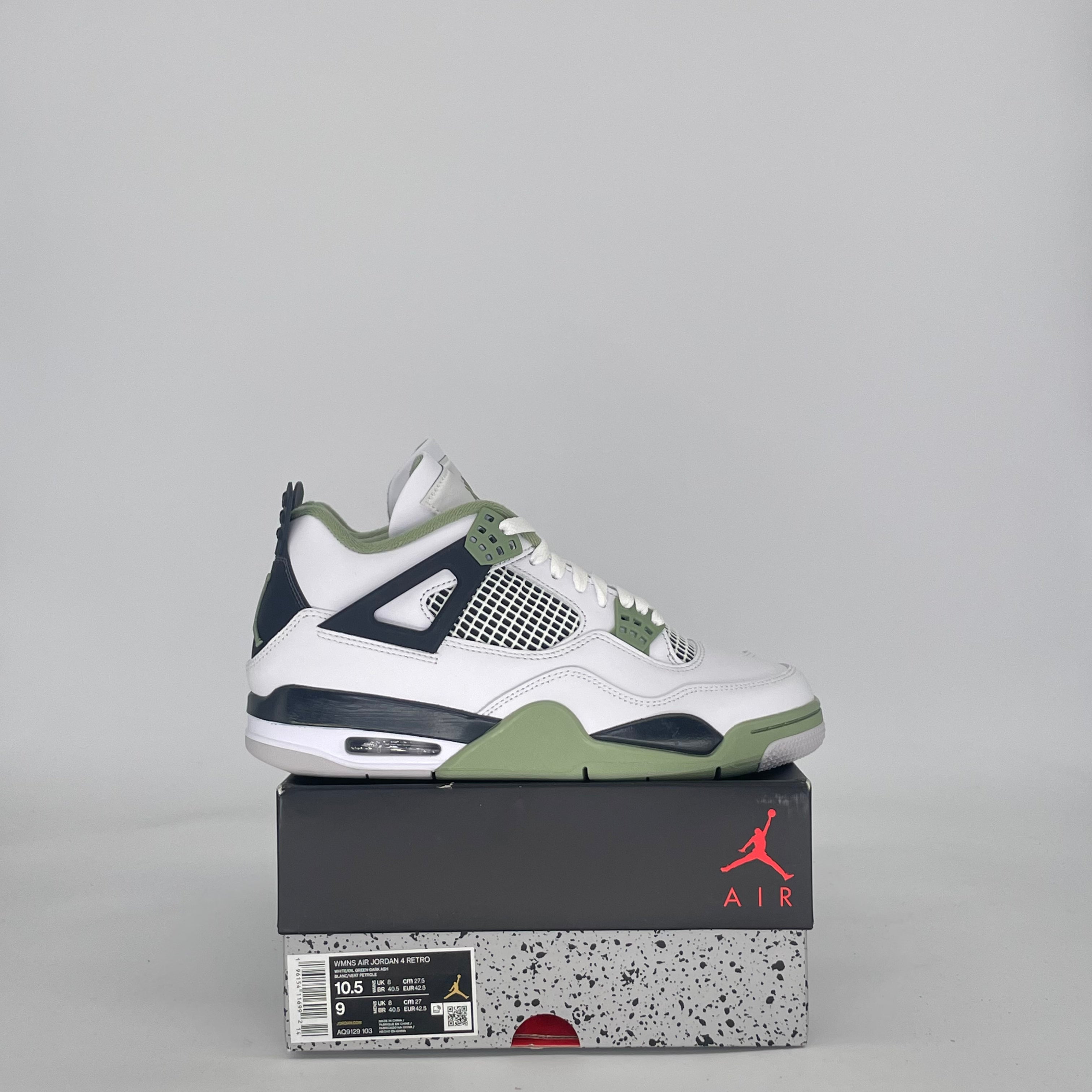 AIR JORDAN 4 SEAFOAM AQ9129-103 SIZE 9/10.5W