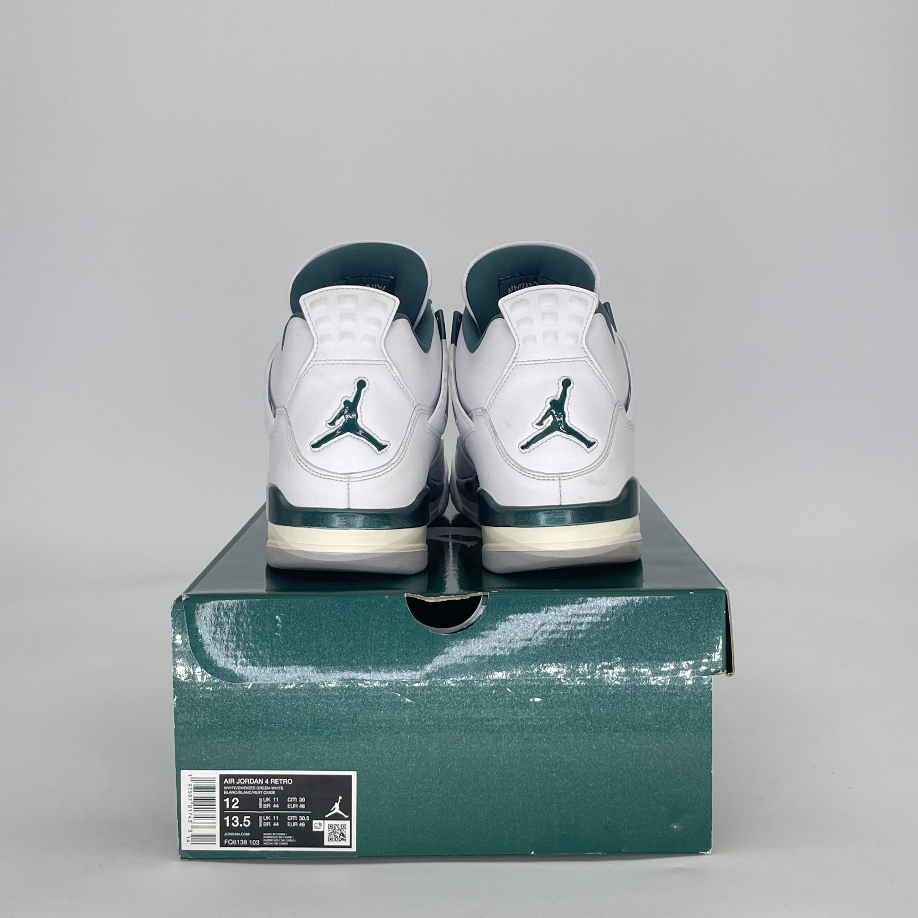 AIR JORDAN 4 OXIDIZED GREEN FQ8138-103 SIZE 12/13.5W