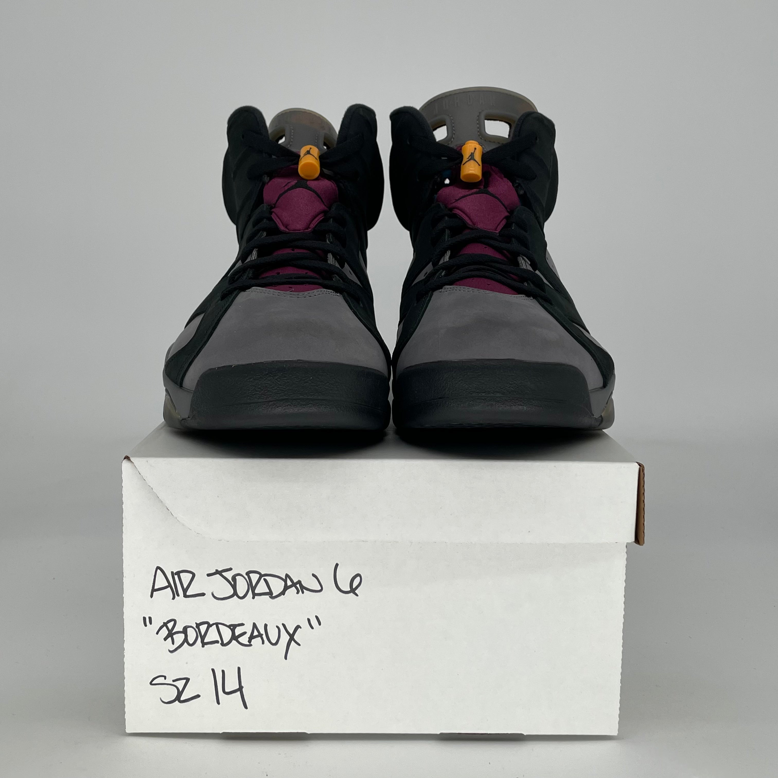 AIR JORDAN 6 BORDEAUX CT8529-063 SIZE 14/15.5W