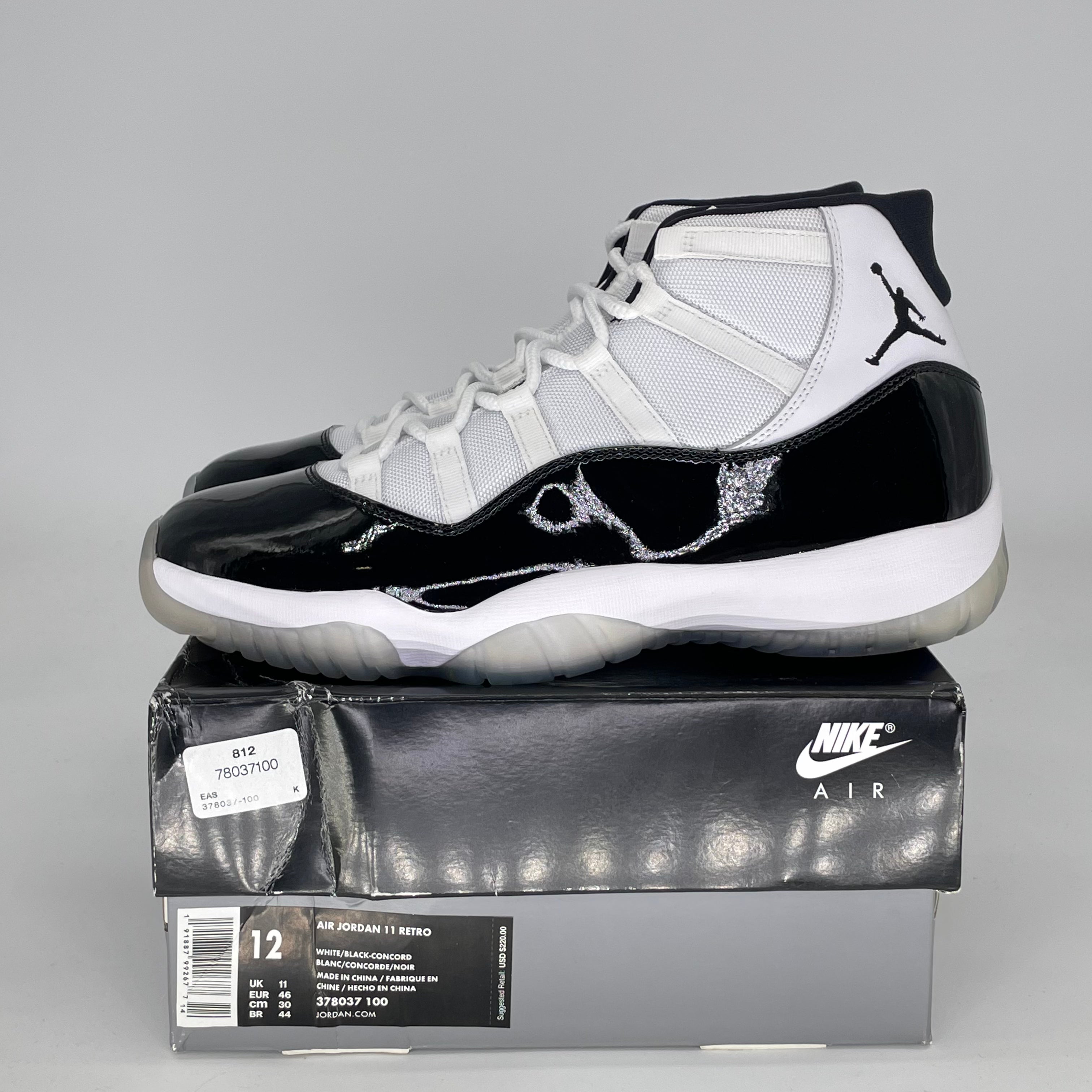 Air Jordan 11 Retro White Concord Black 2018 OG Nike Air Jordan 11 Retro  main image 4