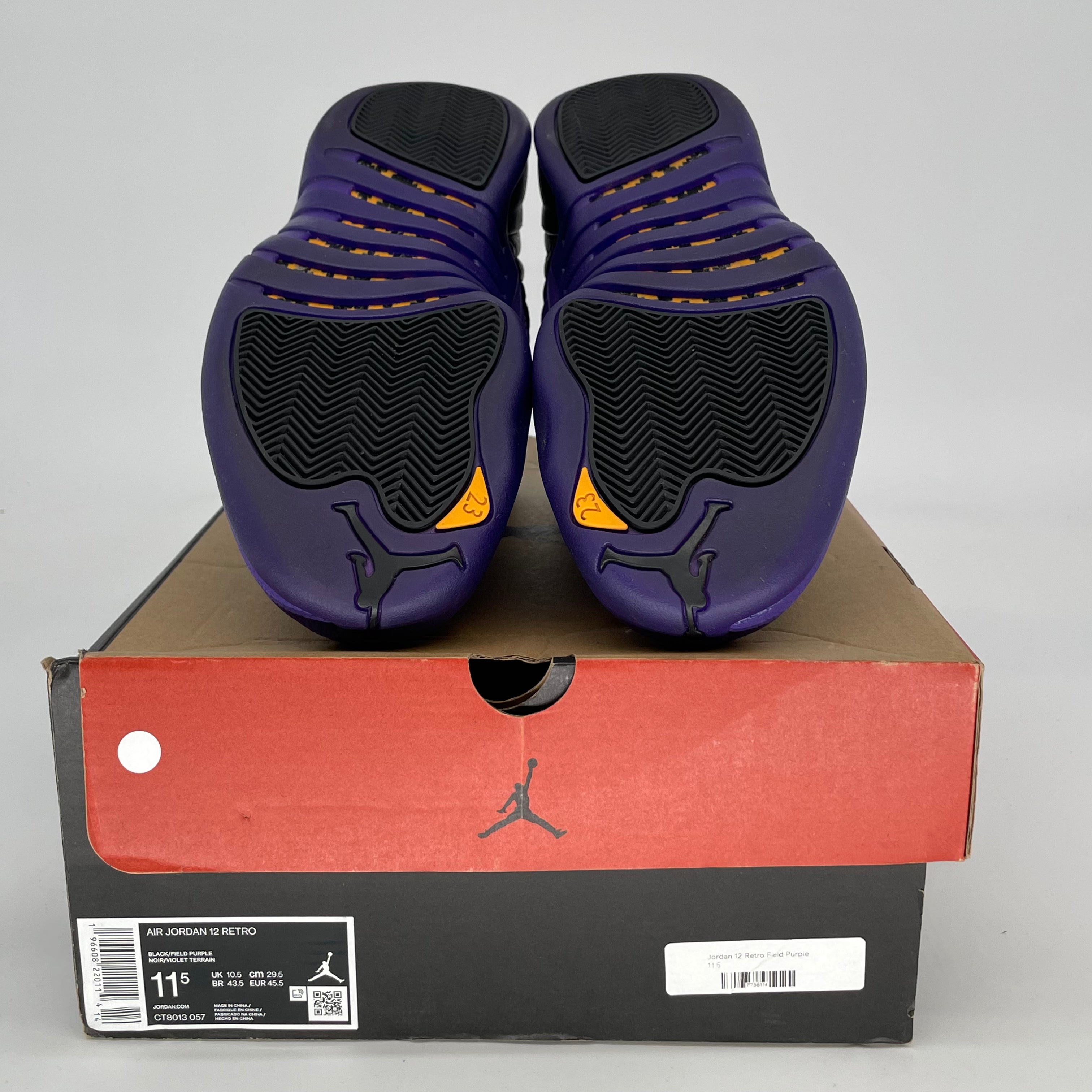 AIR JORDAN 12 FIELD PURPLE SIZE 11.5 CT8013-057