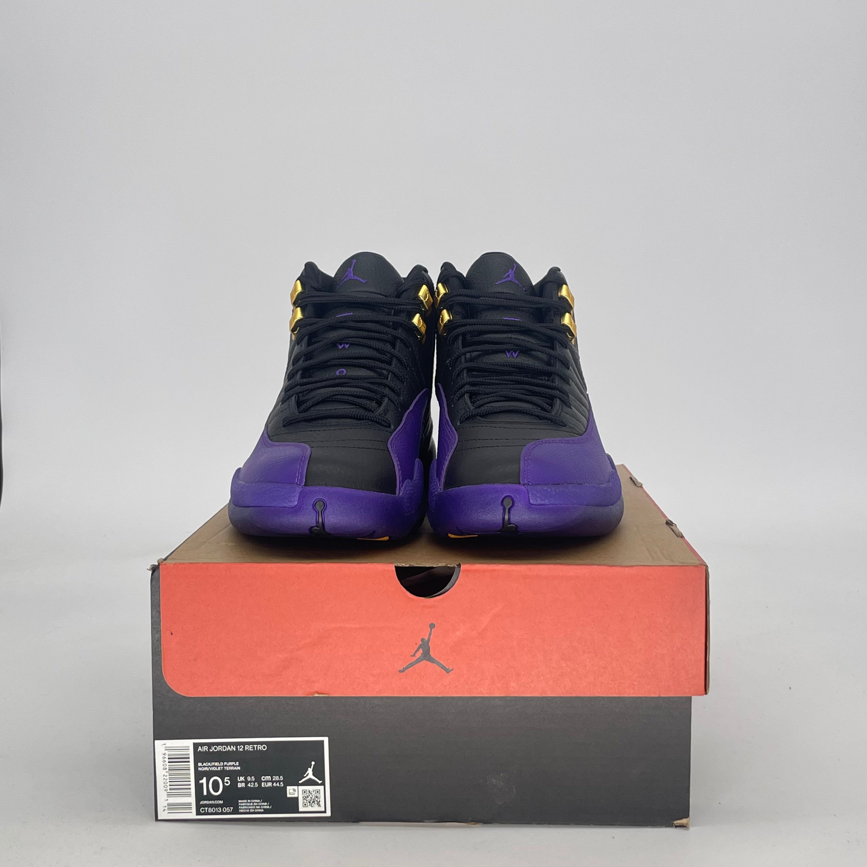 AIR JORDAN 12 FIELD PURPLE CT8013-057 SIZE 10.5/12W