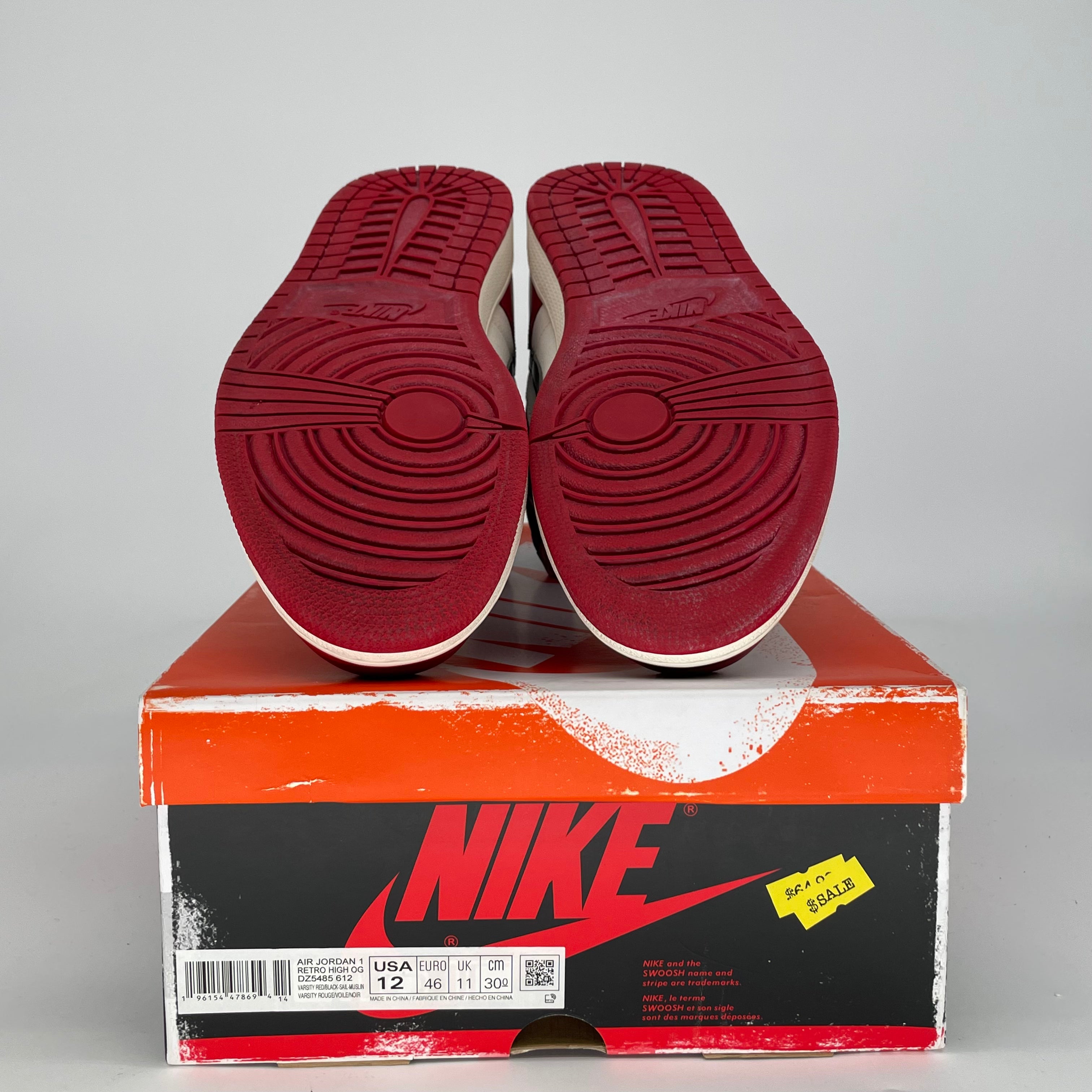 AIR JORDAN 1 CHICAGO LOST AND FOUND DZ5485-612 SIZE 12/13.5W