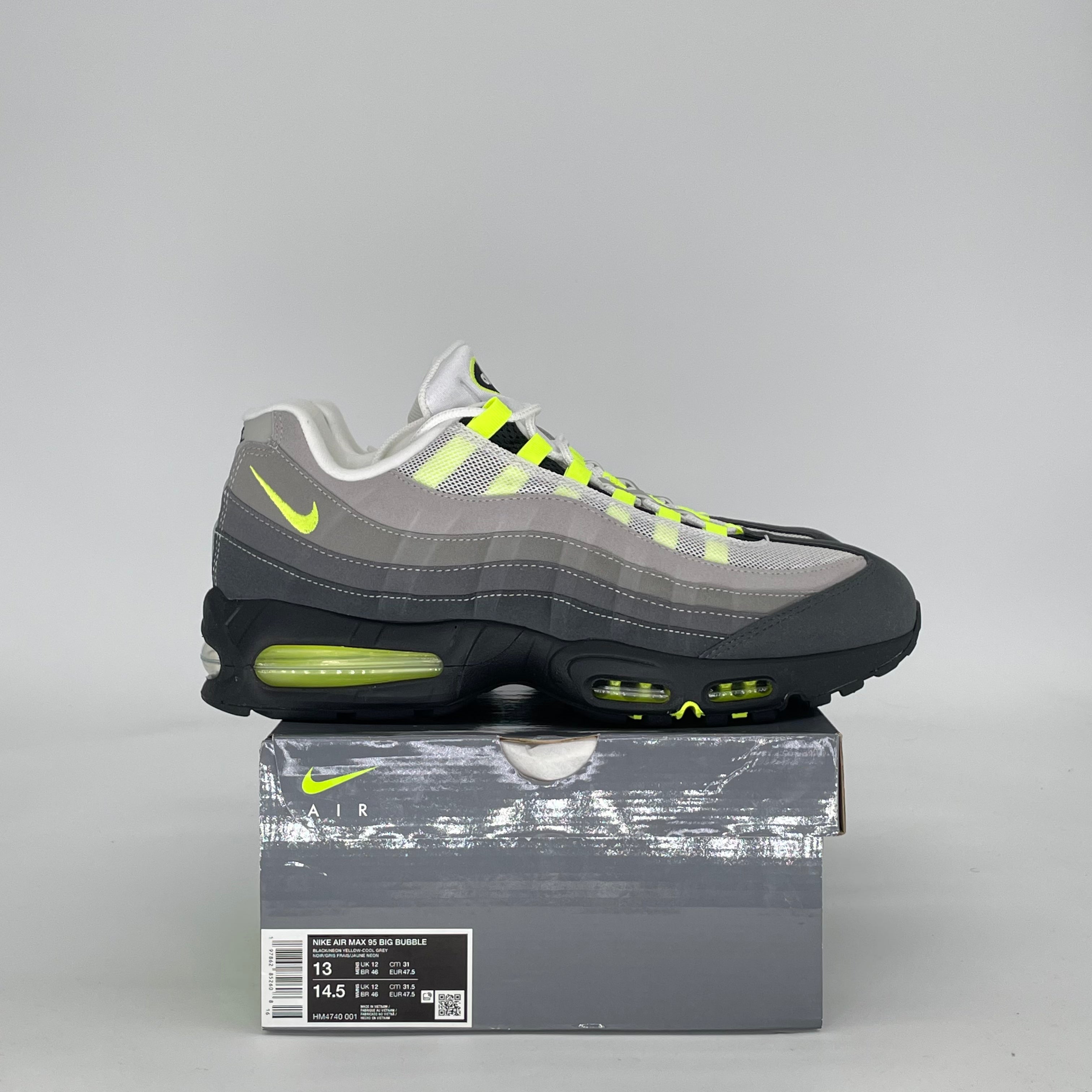 NIKE AIR MAX 95 BIG BUBBLE NEON HM4740-001 SIZE 13/14.5W