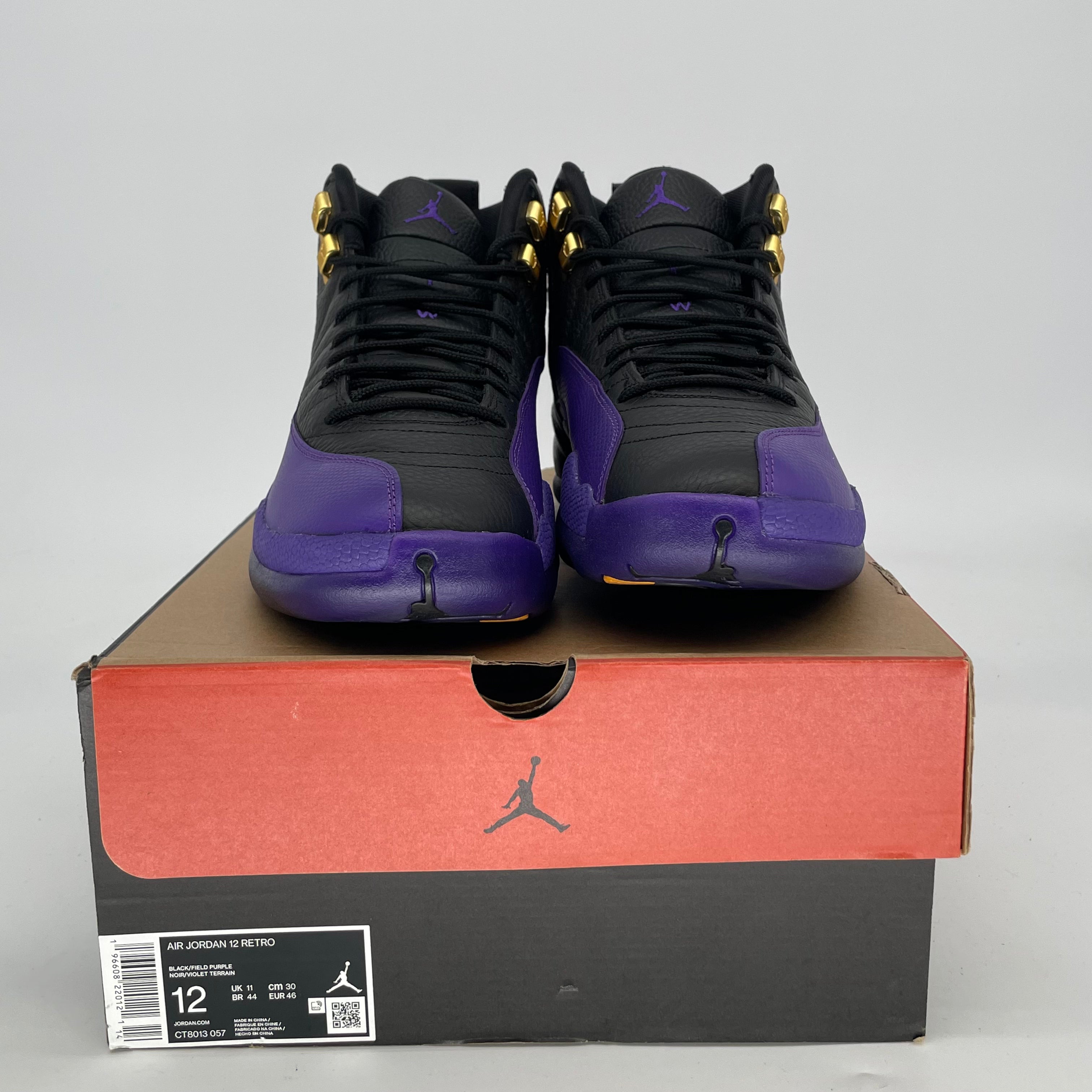 AIR JORDAN 12 FIELD PURPLE CT8013-057 SIZE 12/13.5W