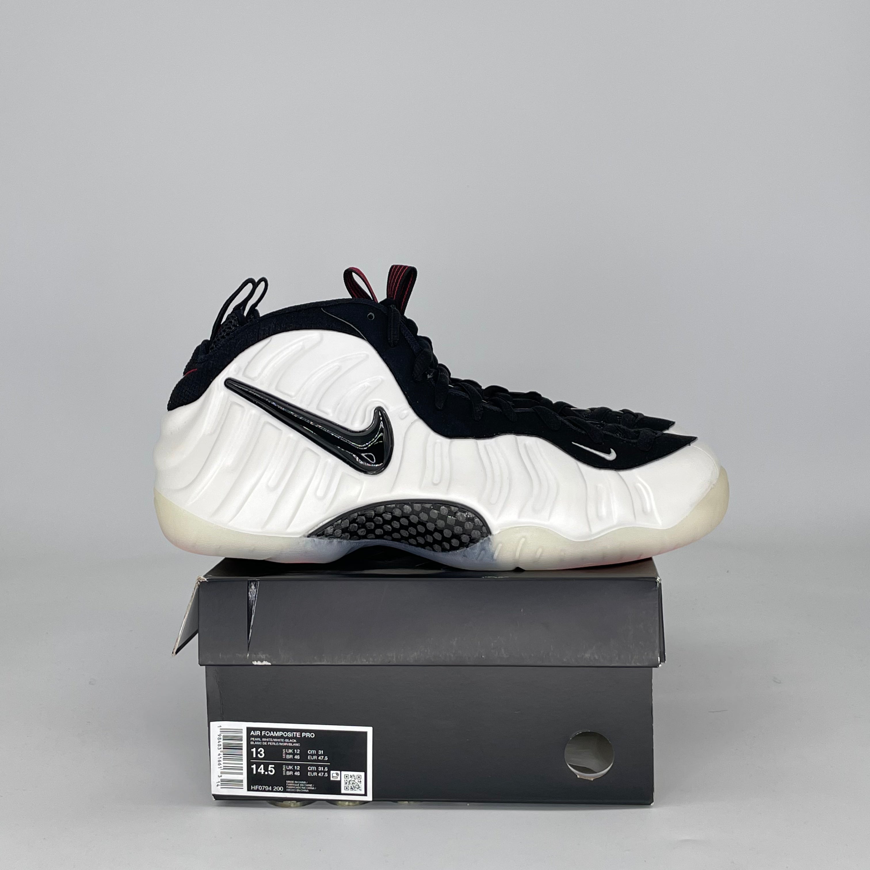 NIKE AIR FOAMPOSITE PRO PEARL HF0794-200 SIZE 13/14.5W