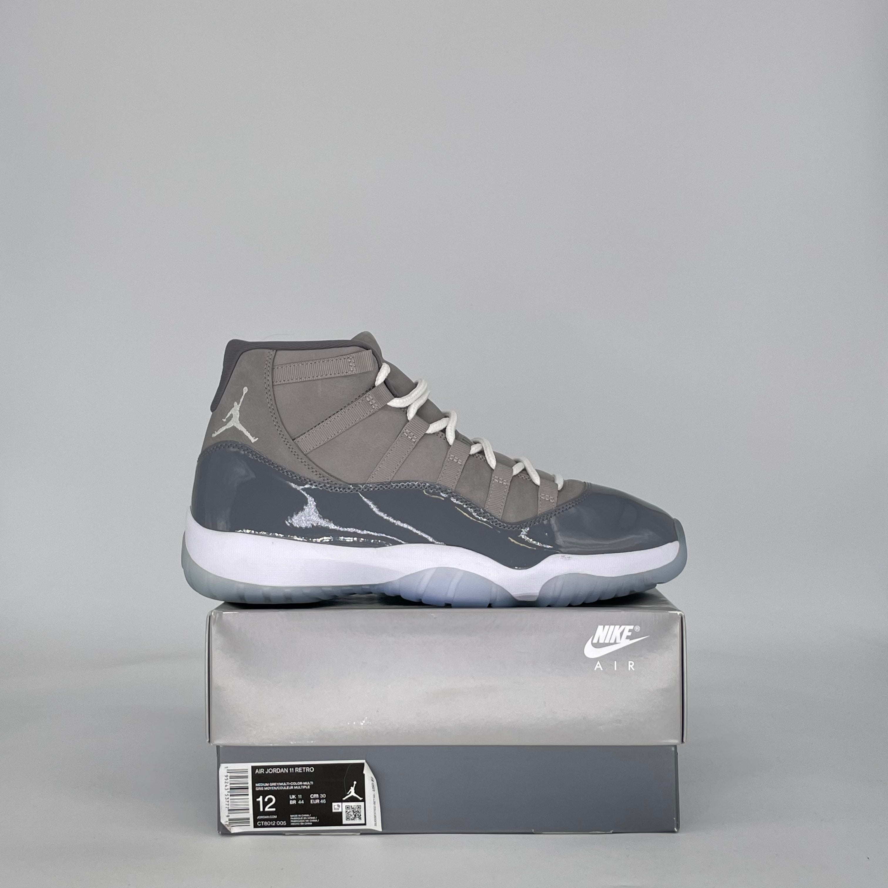 AIR JORDAN 11 COOL GREY (2021) CT8012-005 SIZE 12/13.5W