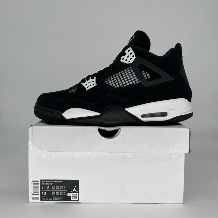 AIR JORDAN 4 WHITE THUNDER FQ80138-001 SIZE 11.5/13W