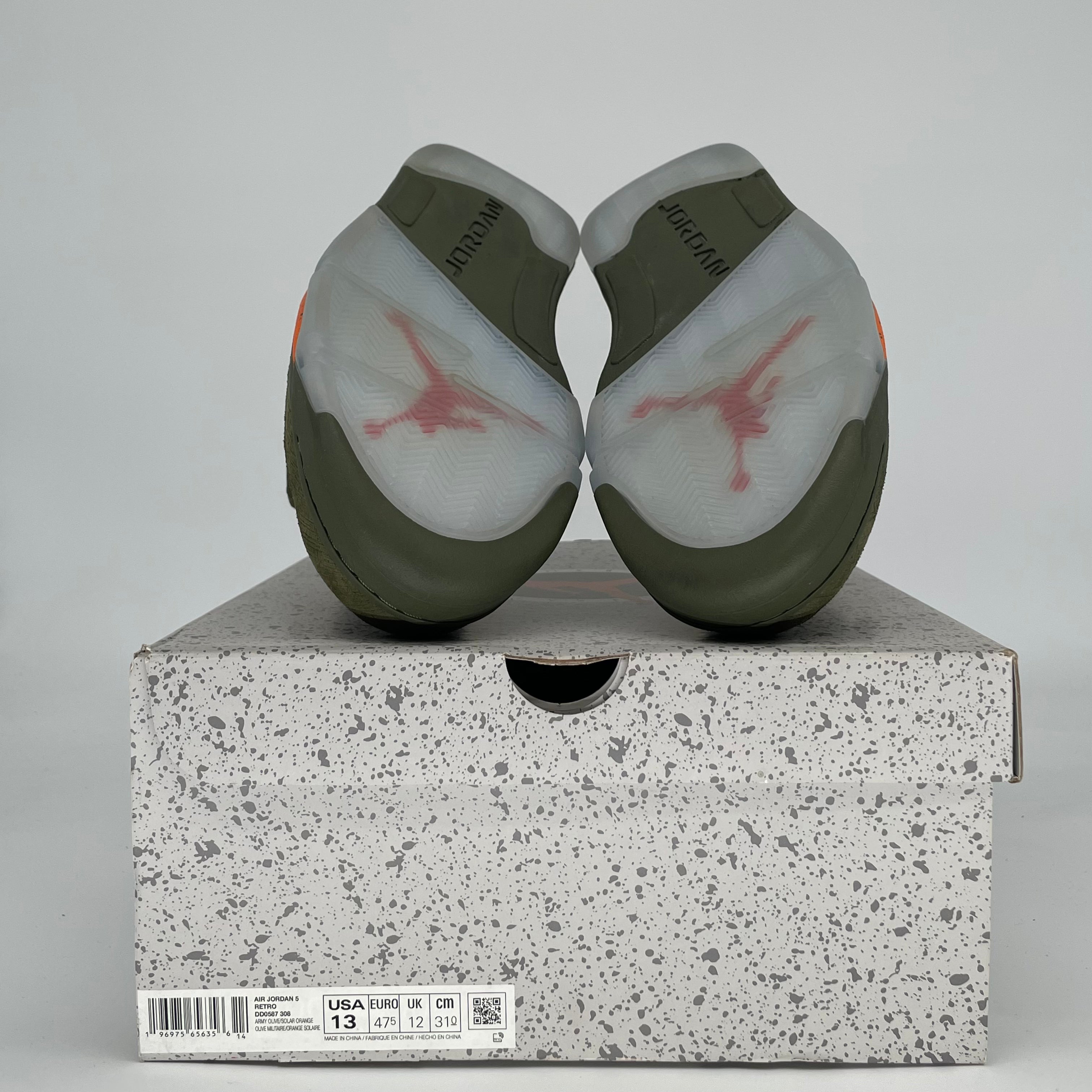 AIR JORDAN 5 OLIVE DD0587-308 SIZE 13/14.5W
