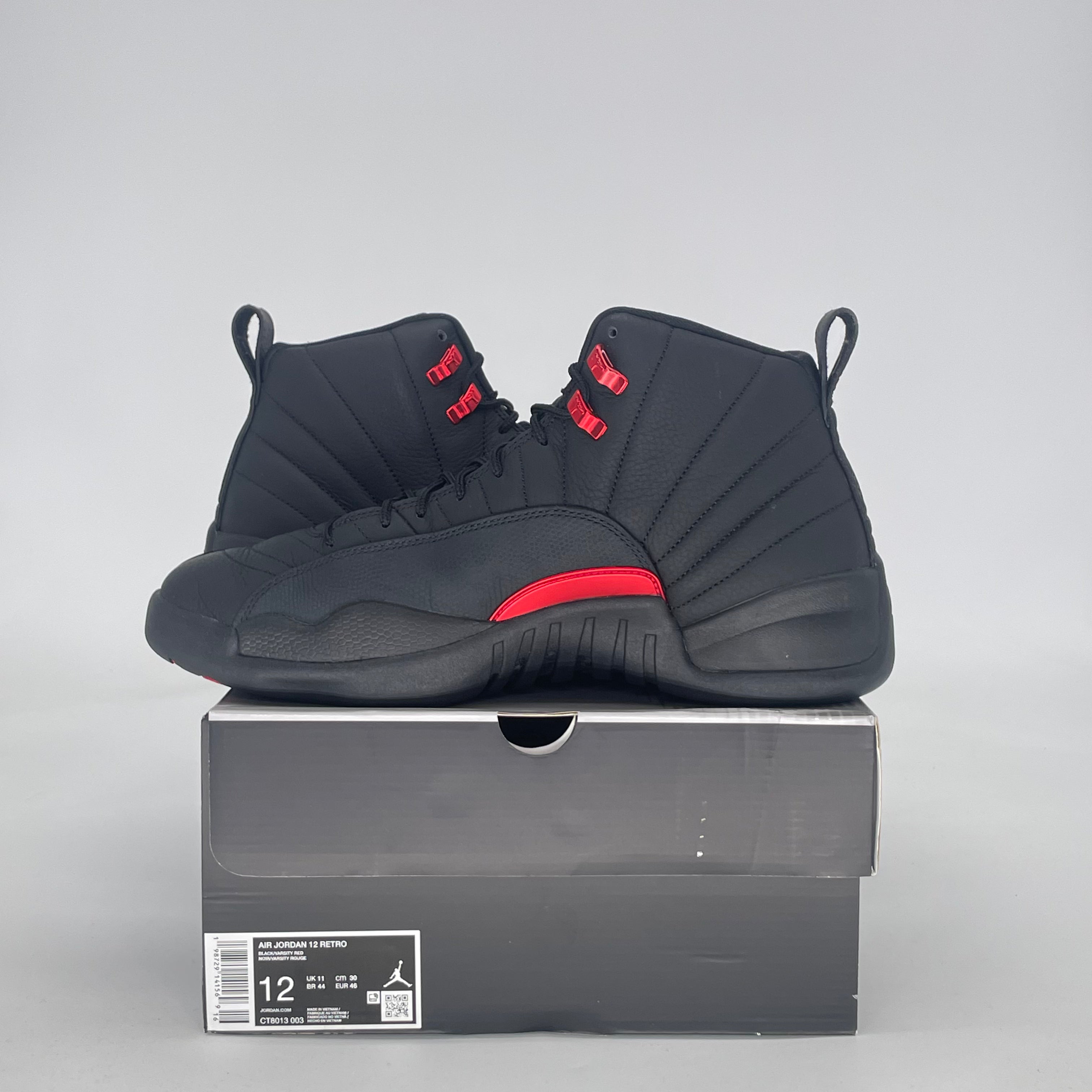 AIR JORDAN 12 BLOODLINE CT8013-003 SIZE 12/13.5W