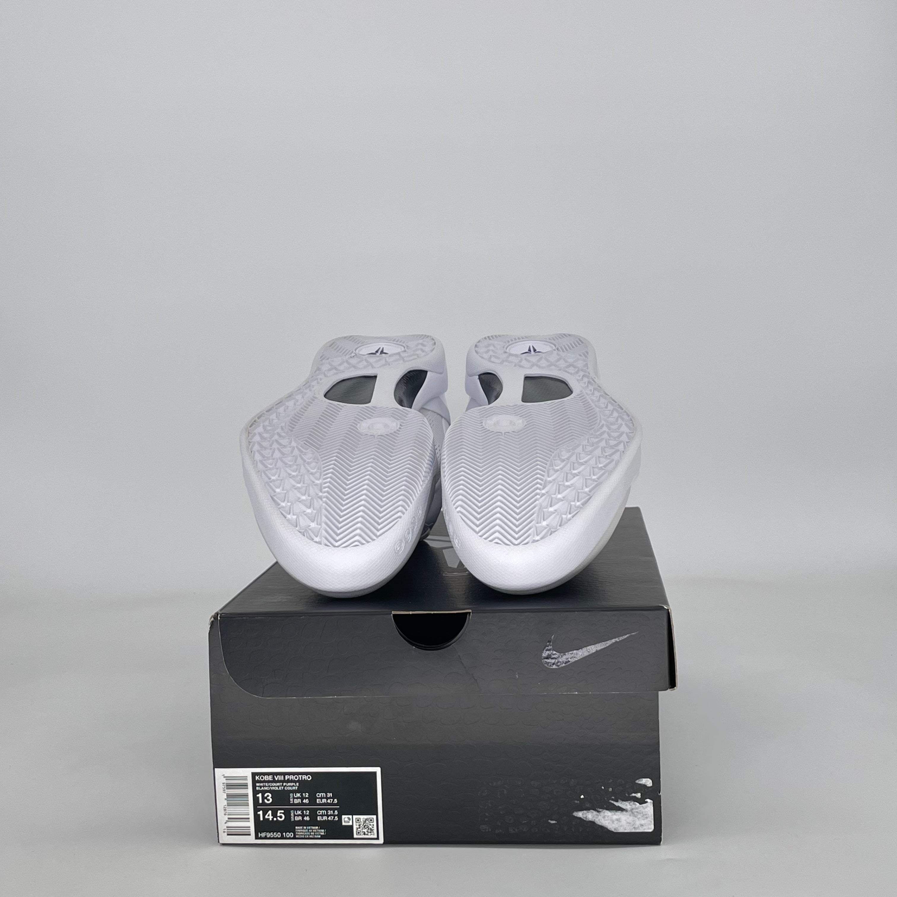 NIKE KOBE 8 PROTRO LAKERS HOME HF9550-100 SIZE 13/14.5W