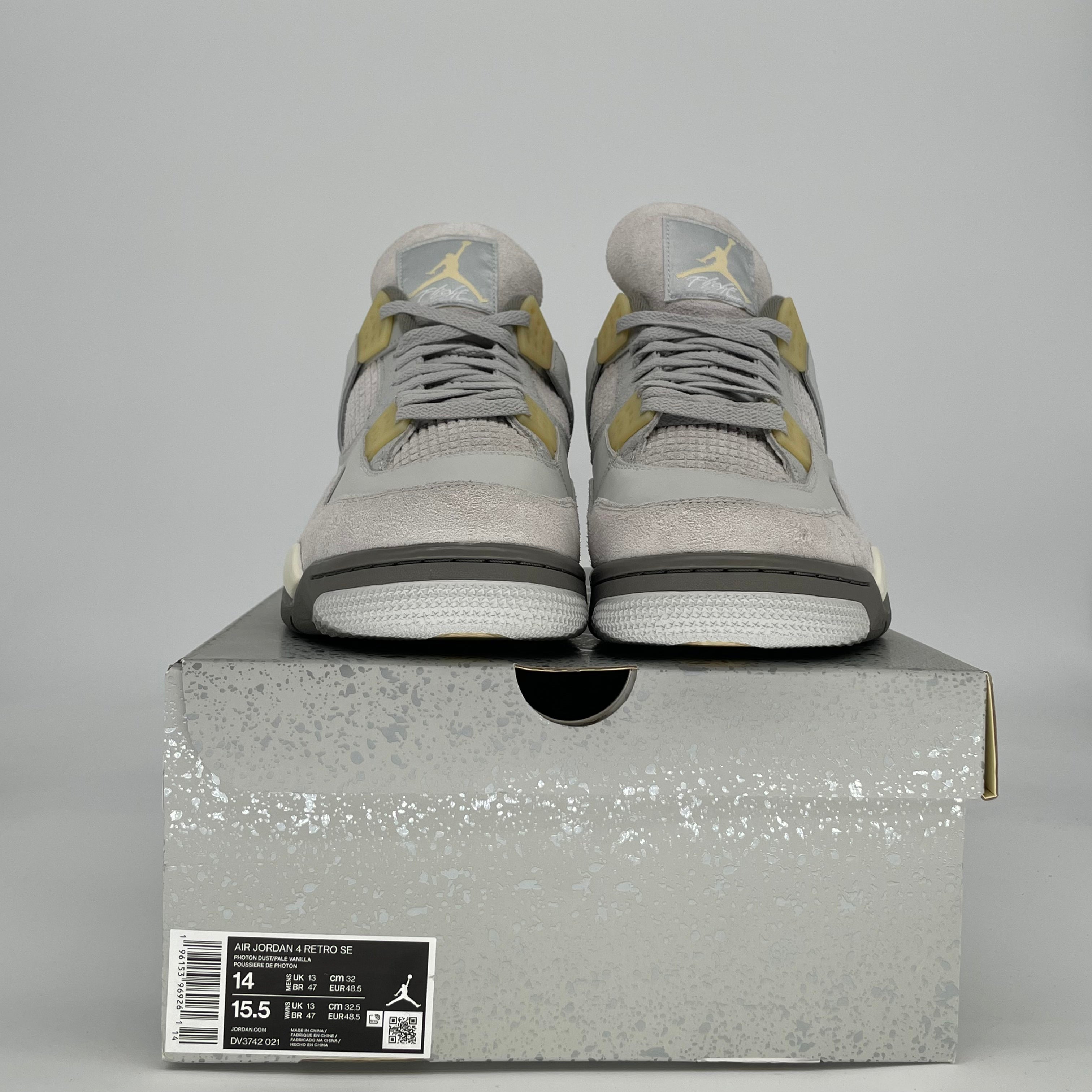 AIR JORDAN 4 CRAFT PHOTON DUST DV3742-021 SIZE 14/15.5W