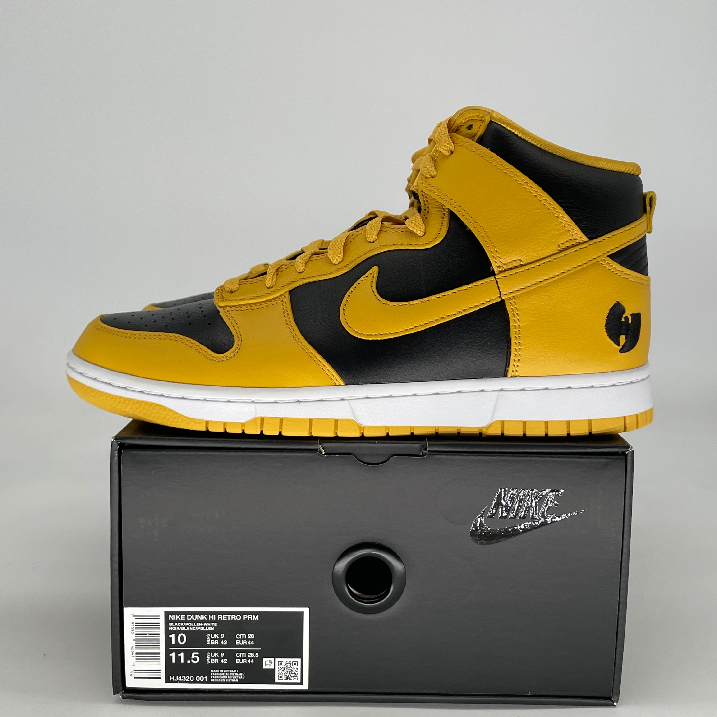 NIKE DUNK HIGH WU-TANG HJ4320-001 SIZE 10/11.5W